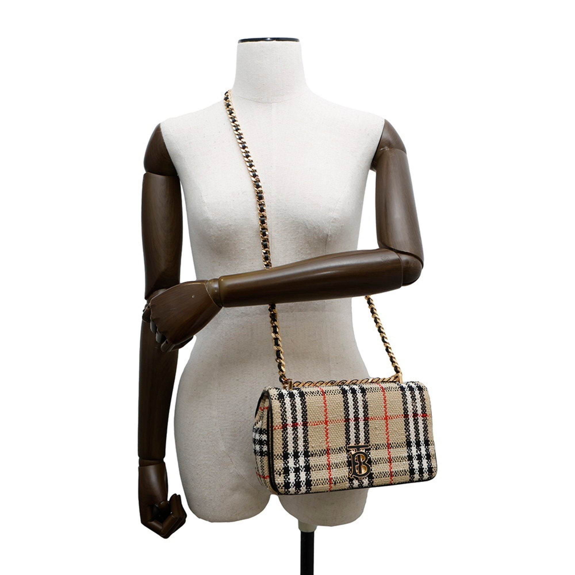 Burberry Canvas Shoulder Bag (Pre-Owned)