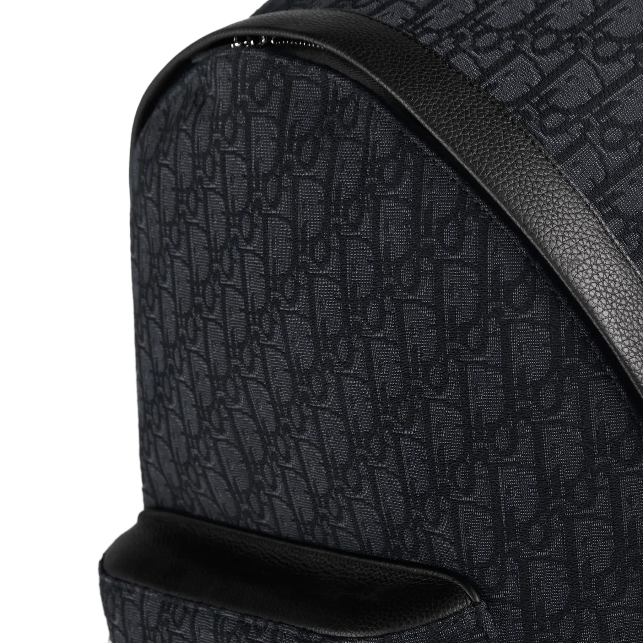 Dior Oblique Jacquard Rider Black Backpack