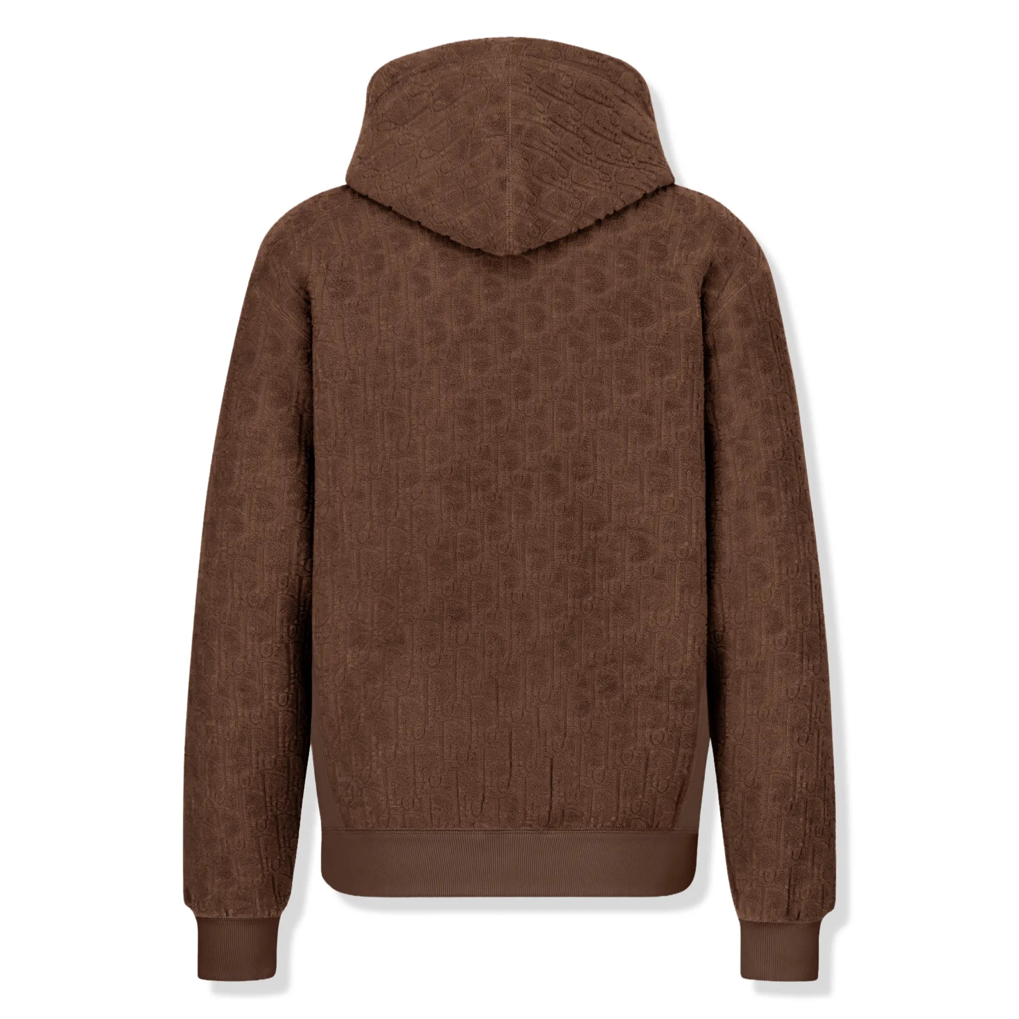 Dior Oblique Towelling Terry Brown Hoodie
