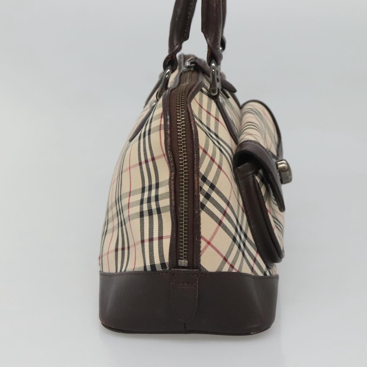 Burberry Nova Check Canvas Handbag (Pre-Owned)