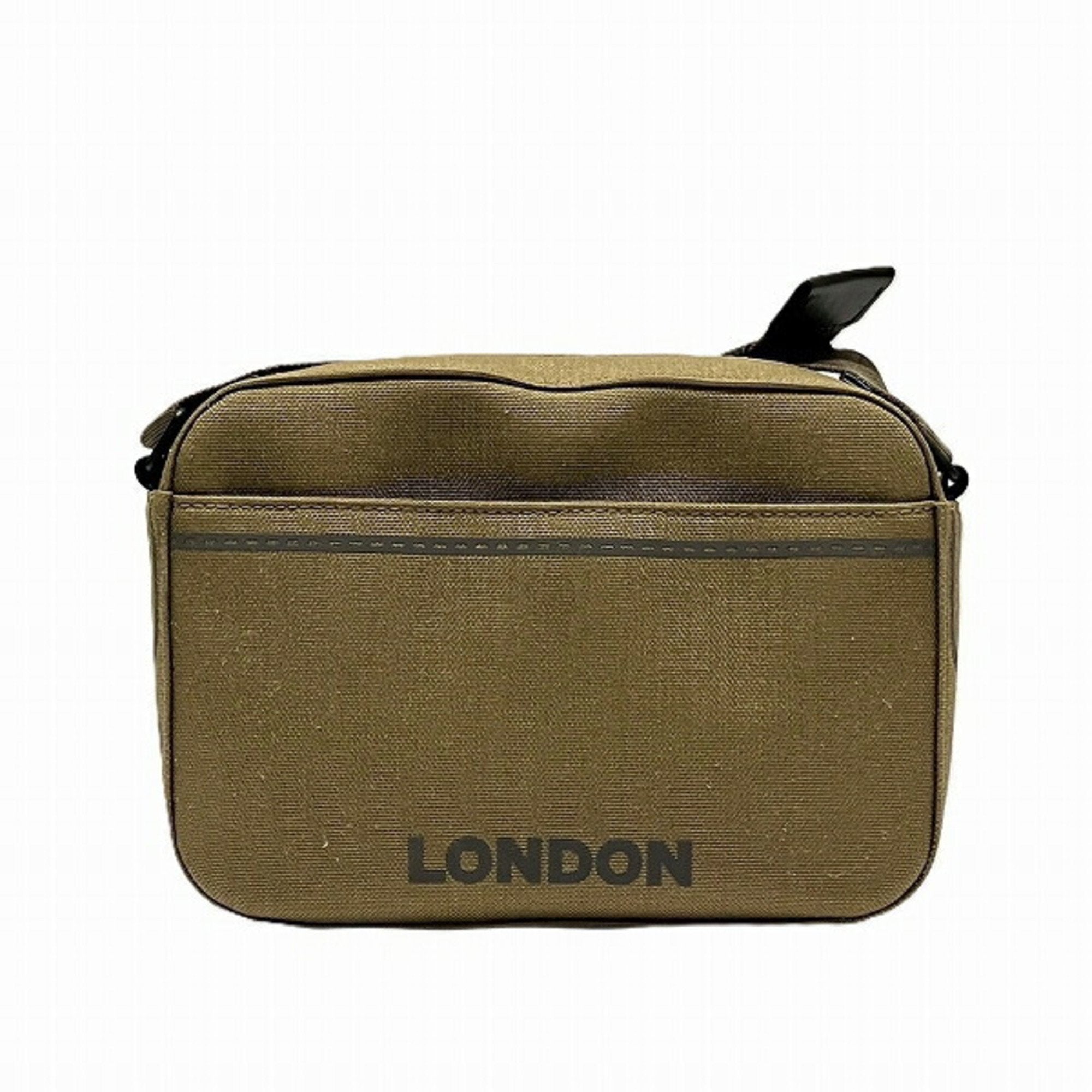 Burberry Canvas Shoulder Bag Sling Bag (Pre-Owned)