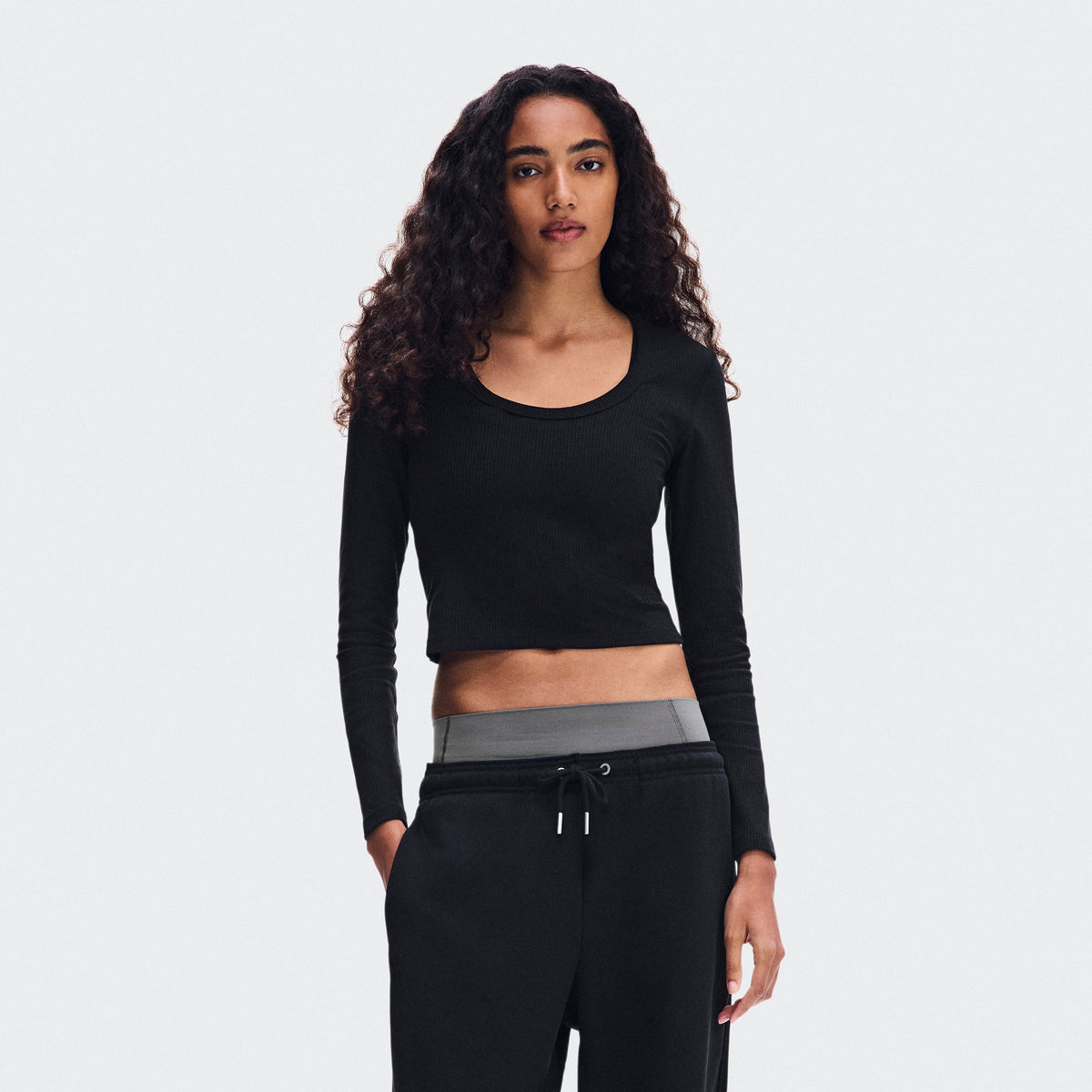 All-Day Ribbed Long-T - Womens