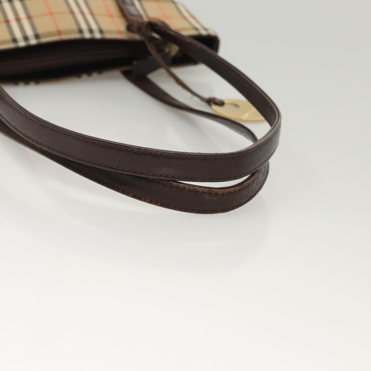 Burberry Nova Check Canvas Shoulder Bag (Pre-Owned)