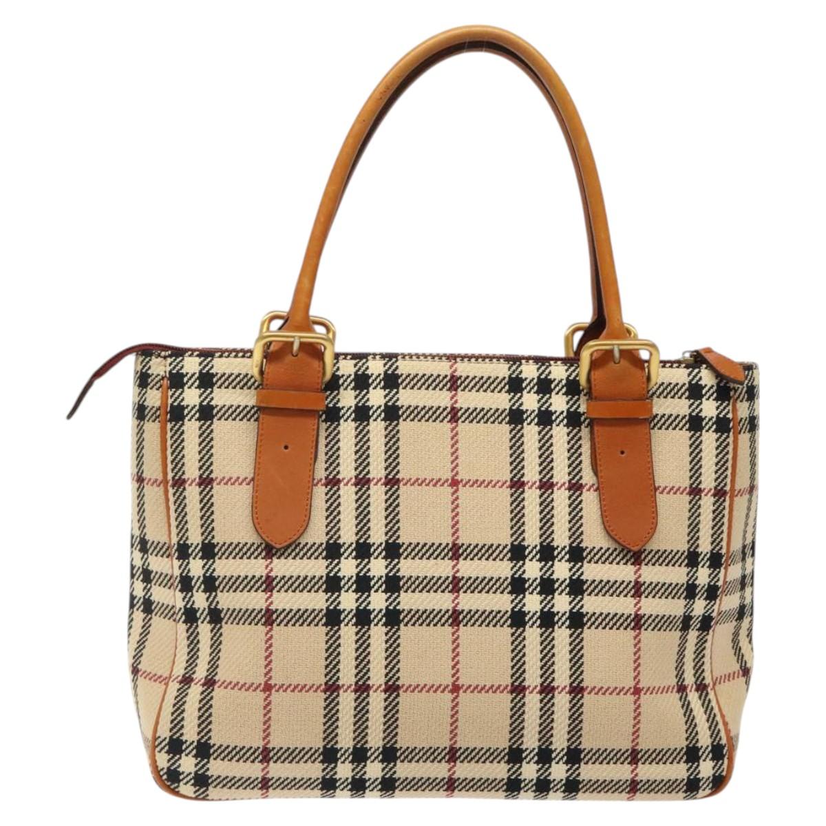 Burberry Nova Check Canvas Tote Bag (Pre-Owned)