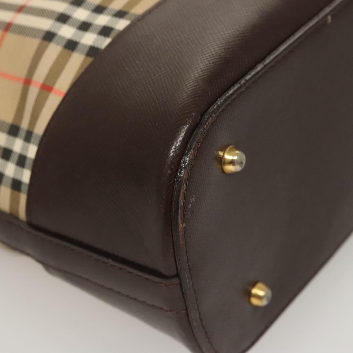 Burberry Nova Check Canvas Shoulder Bag (Pre-Owned)