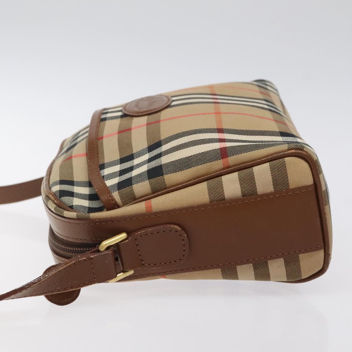Burberry Nova Check Canvas Shoulder Bag (Pre-Owned)