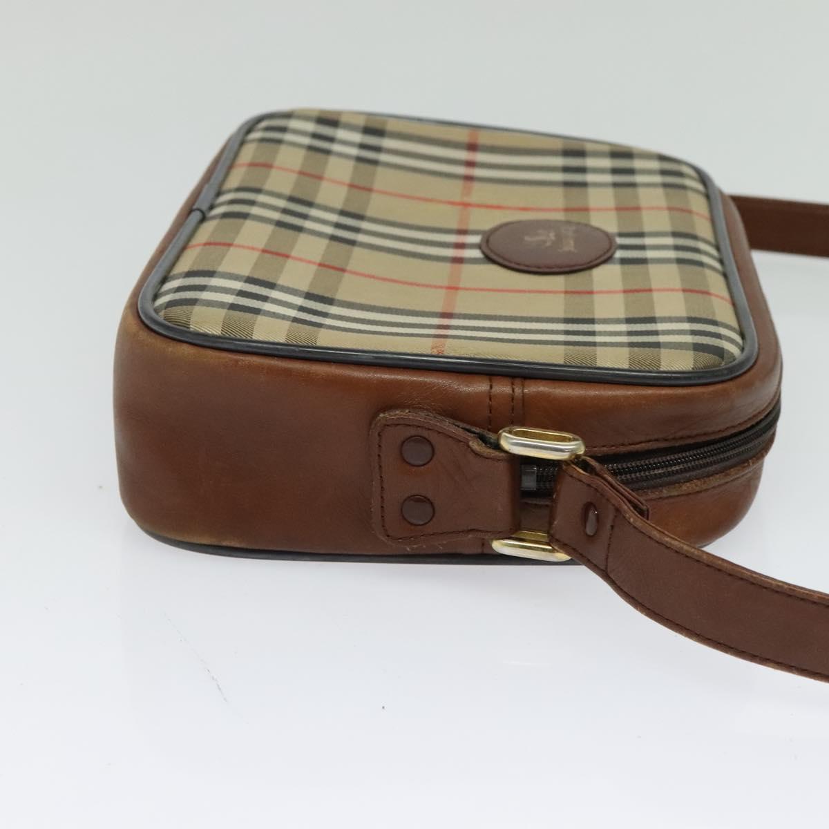 Burberry Nova Check Canvas Shoulder Bag (Pre-Owned)