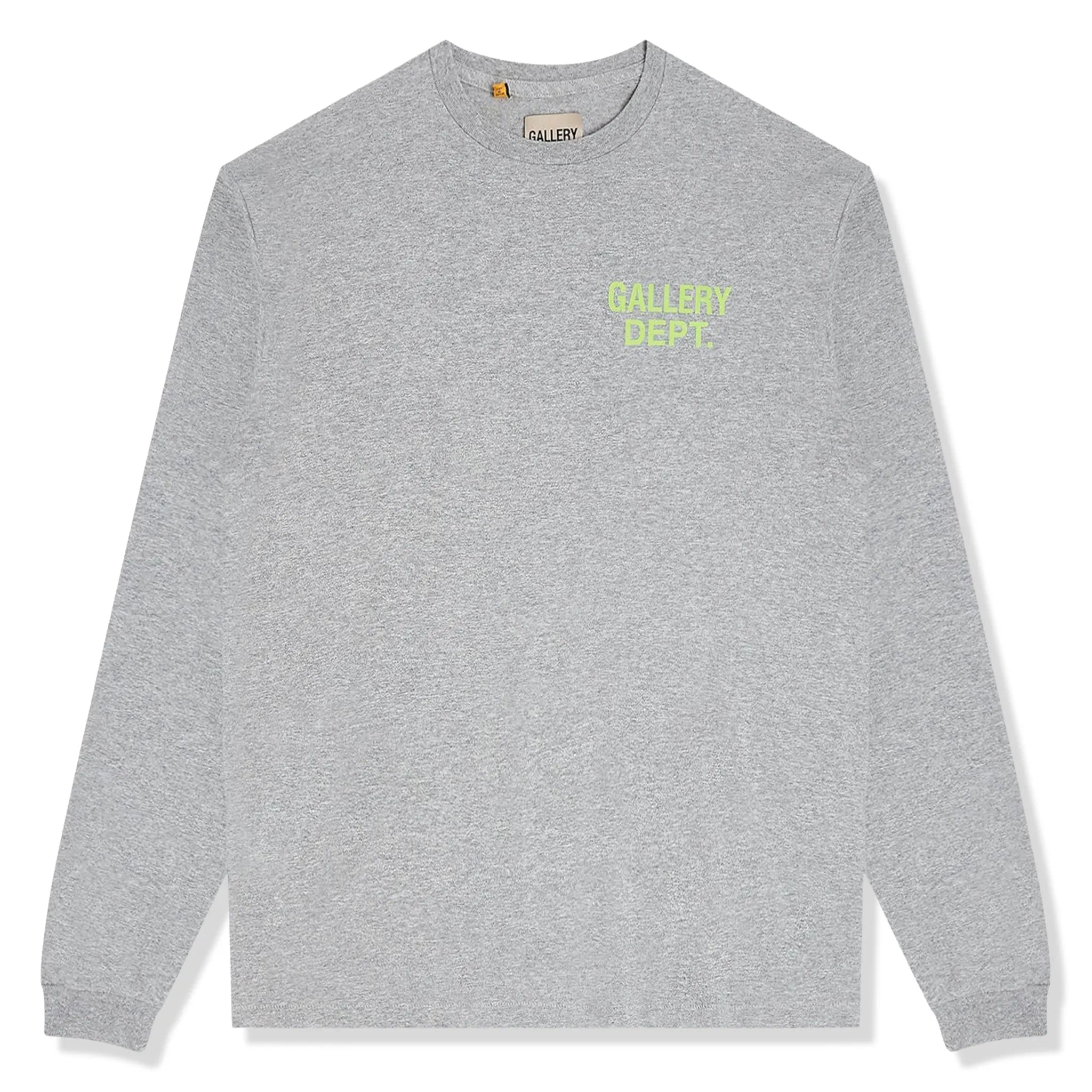 Gallery Dept. Souvenir Logo L/S Heather Grey T Shirt