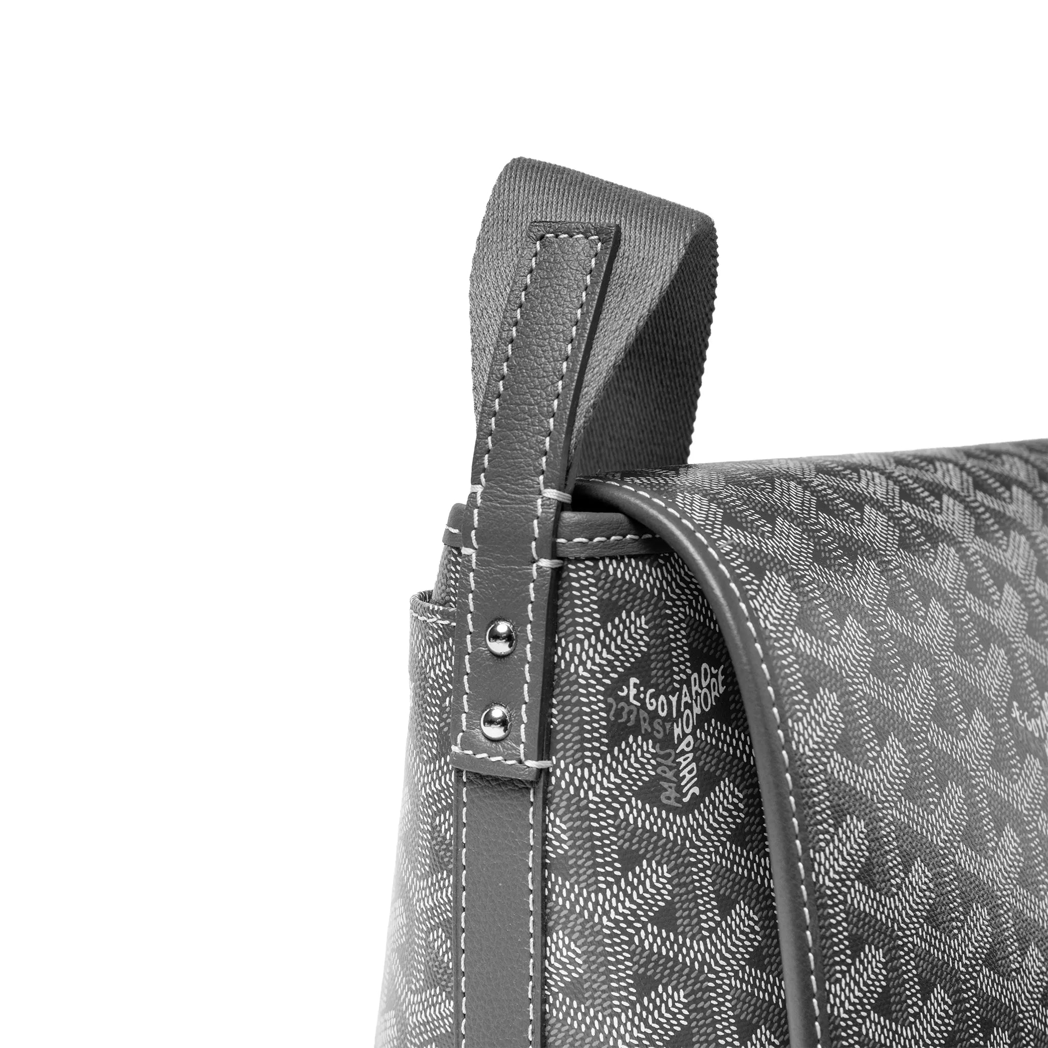 Goyard Capetien MM Grey Messenger Bag