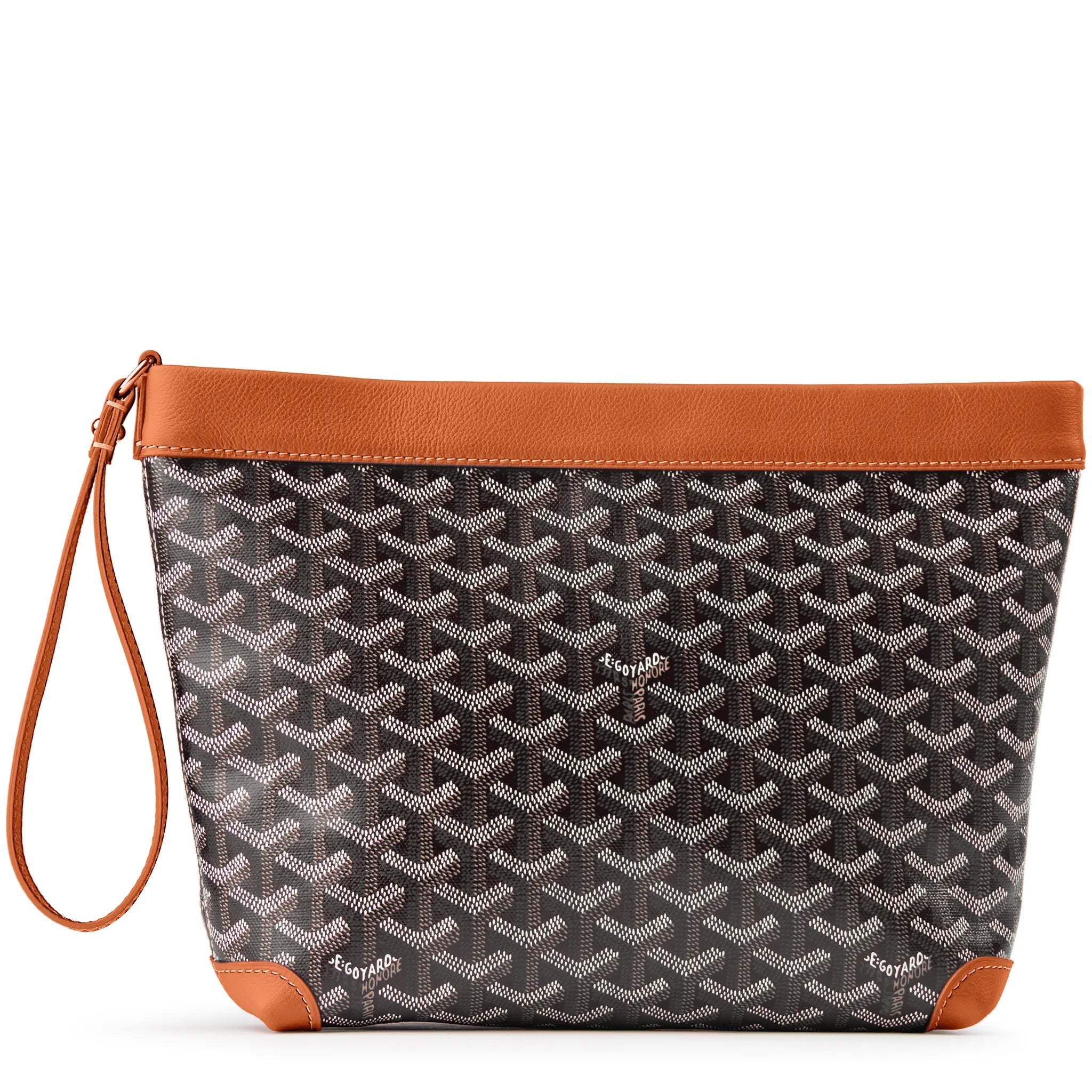 Goyard Conti Black Tan Pouch
