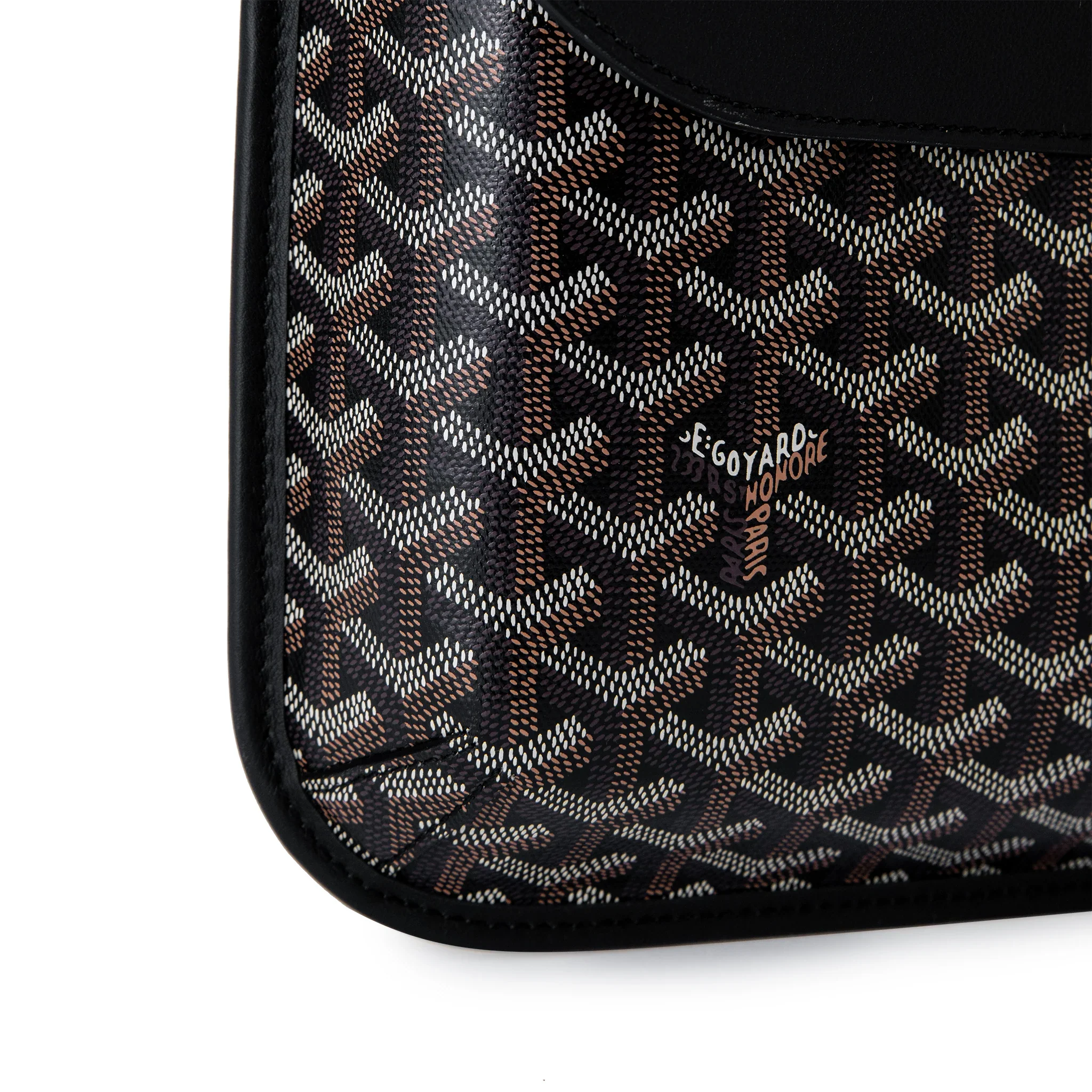 Goyard Coursier Black Messenger Bag