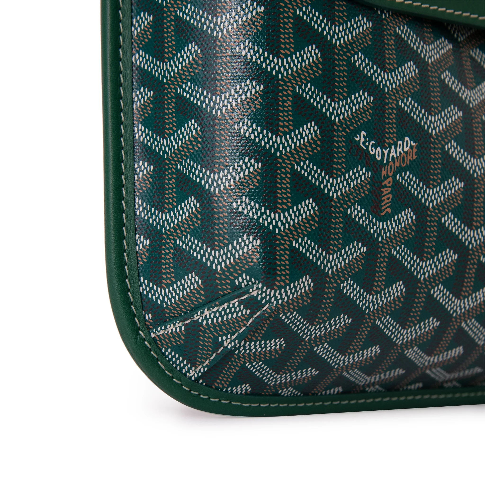 Goyard Coursier Green Messenger Bag