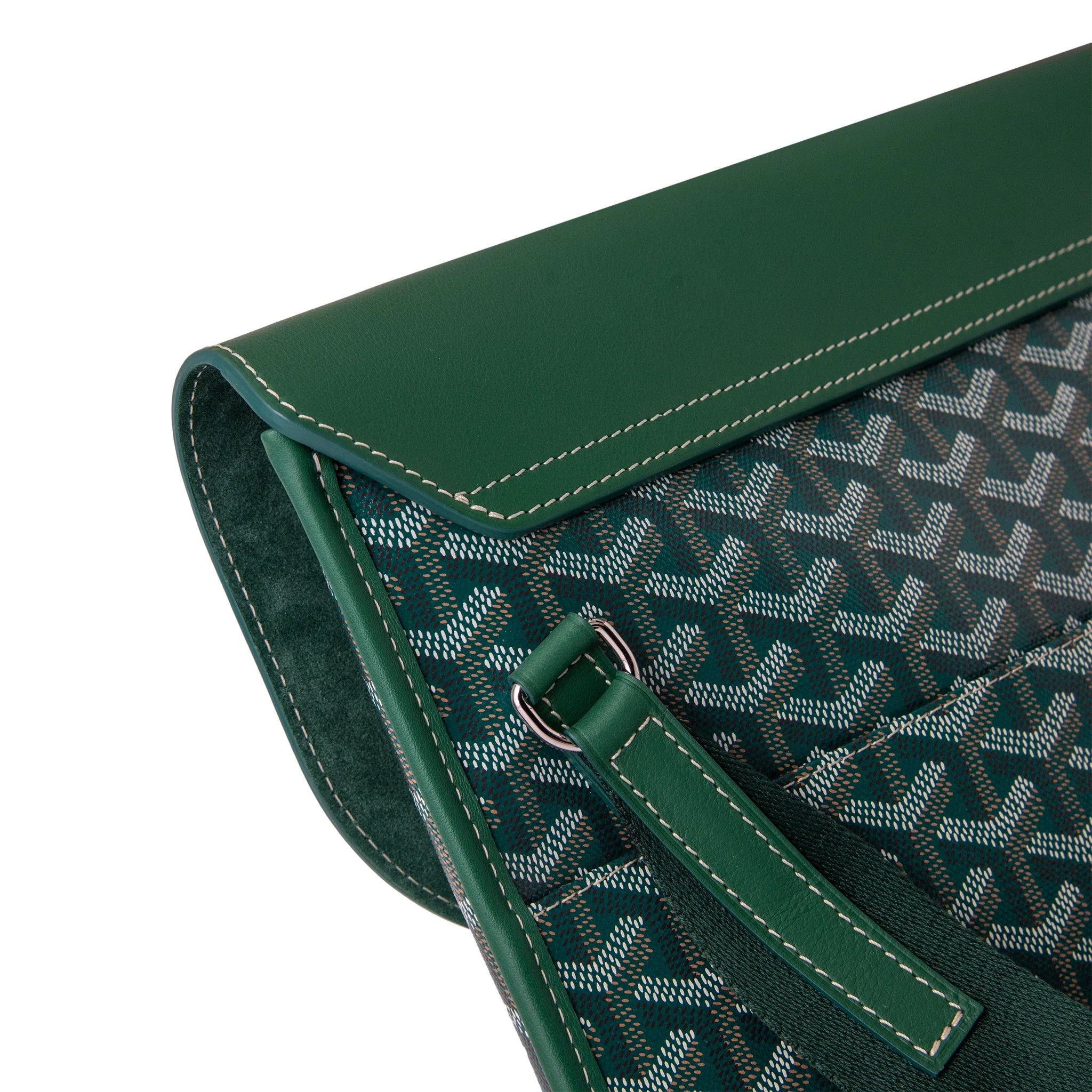 Goyard Coursier Green Messenger Bag
