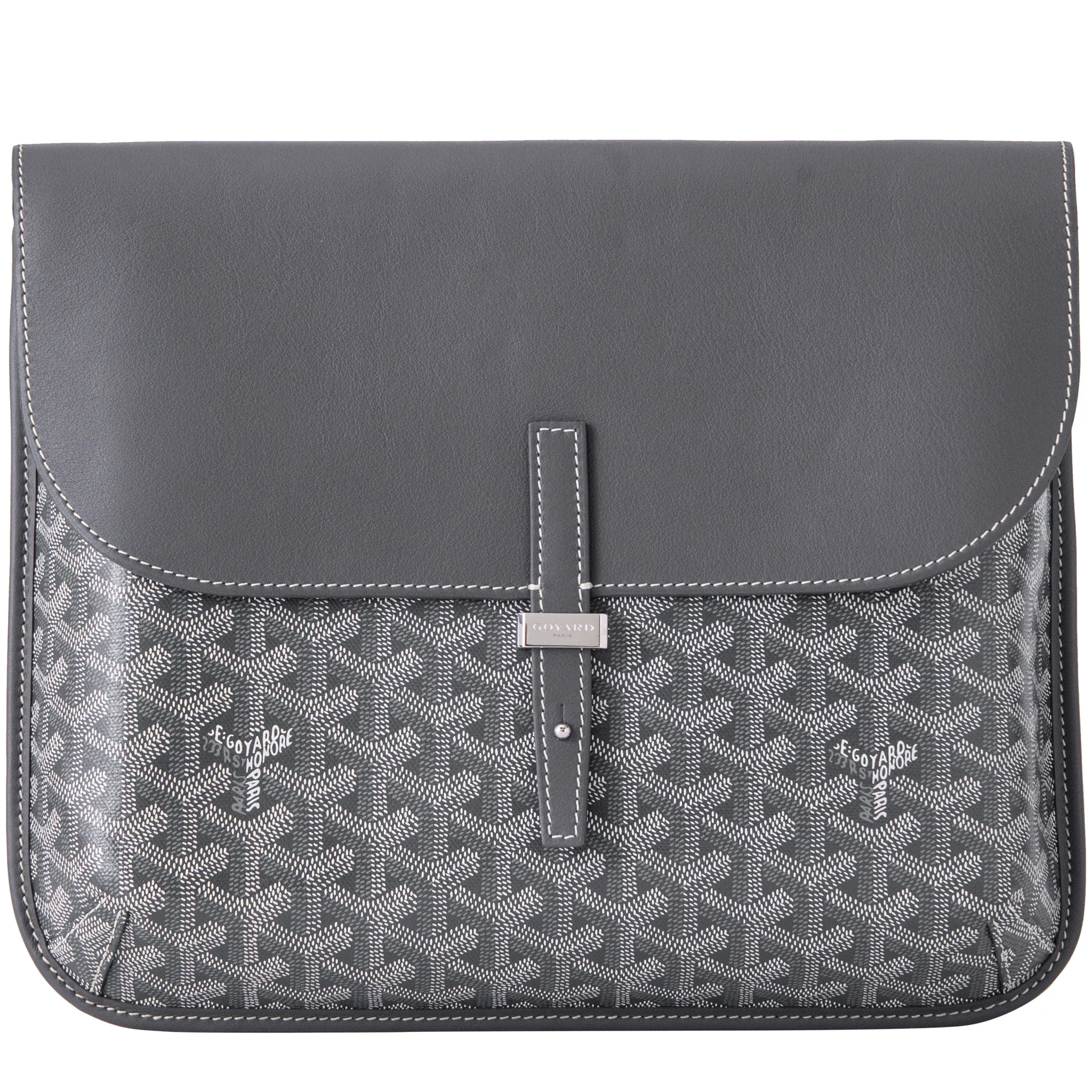 Goyard Coursier Grey Messenger Bag