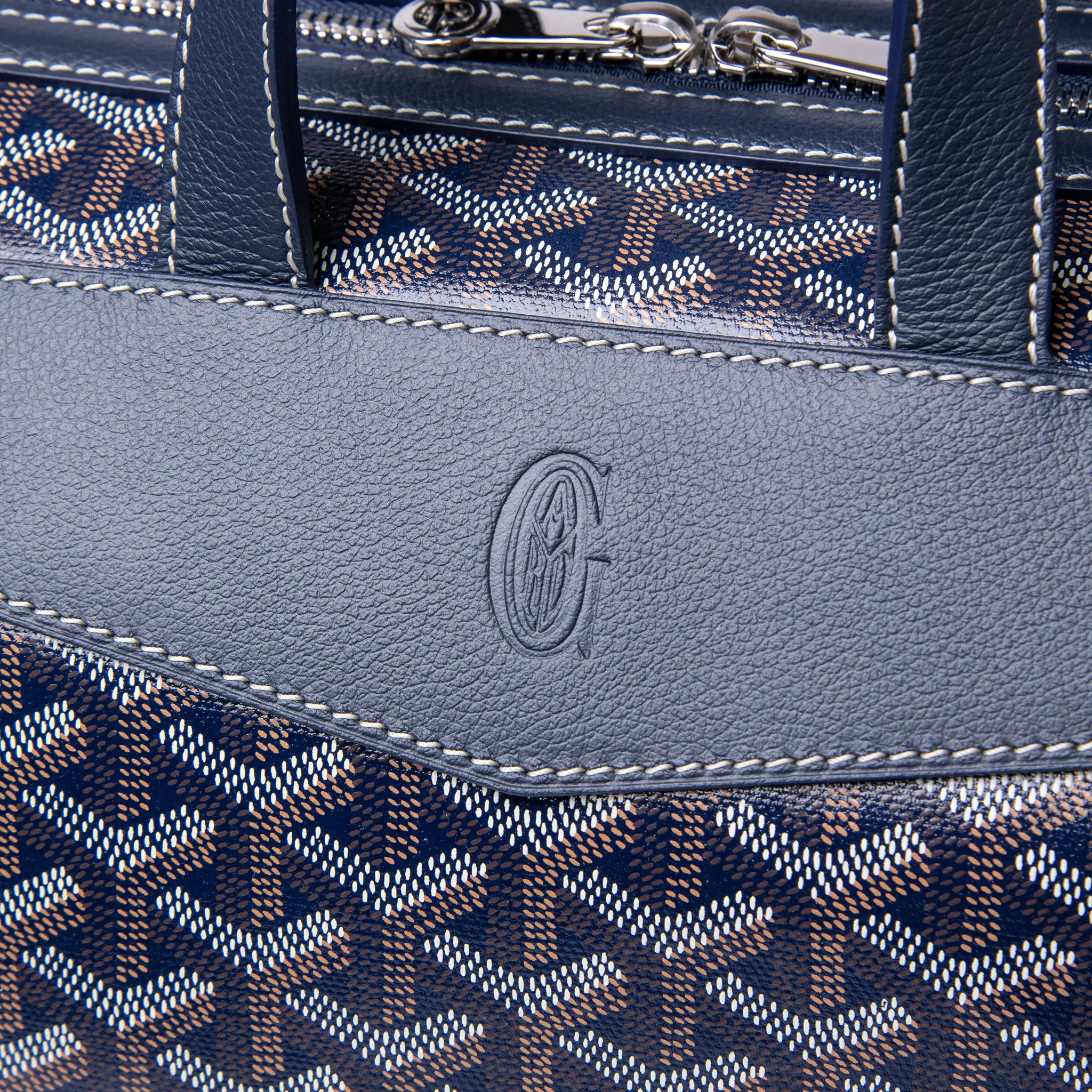 Goyard Navy Blue Cisalpin Backpack