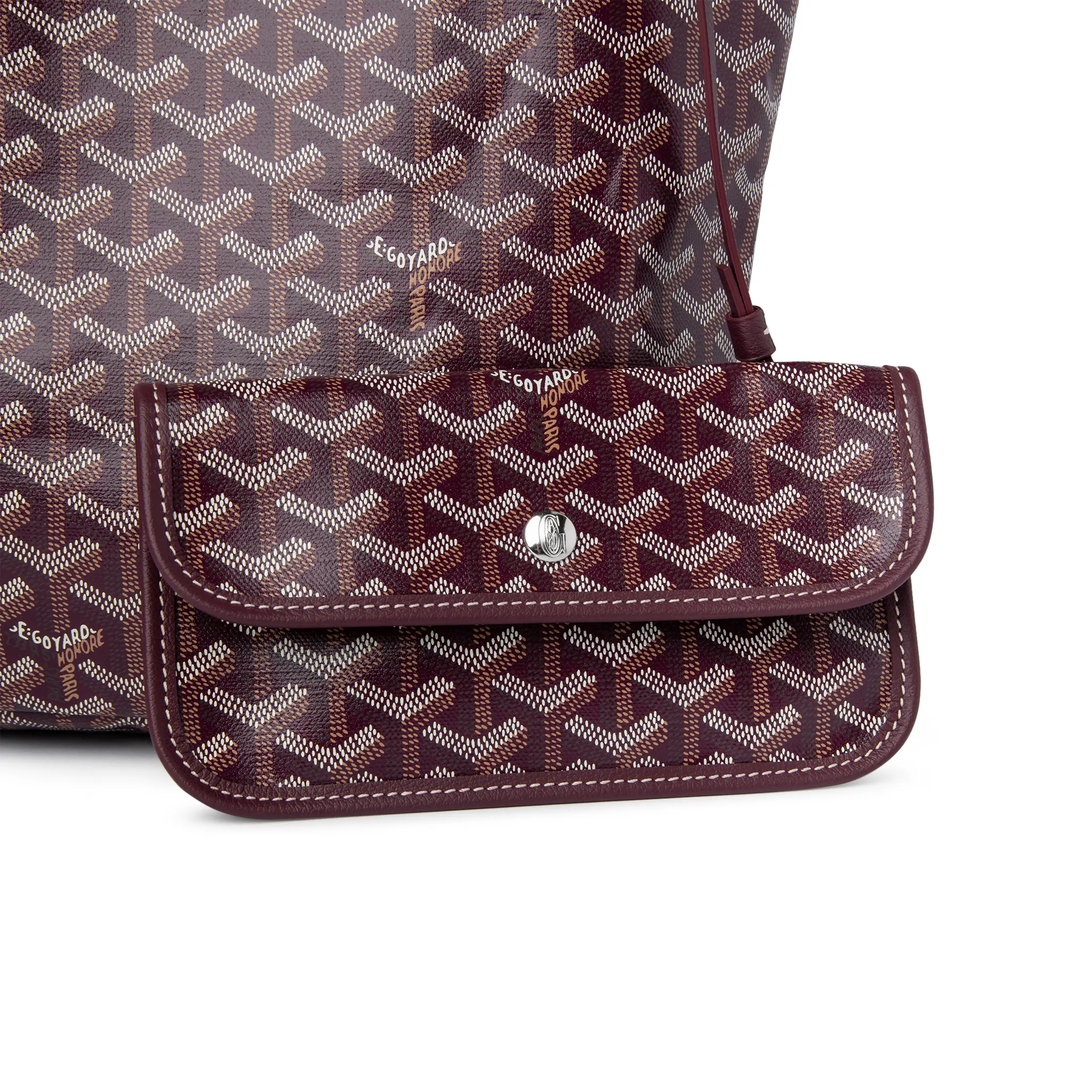 Goyard Saint Louis PM Tote Bag Burgundy