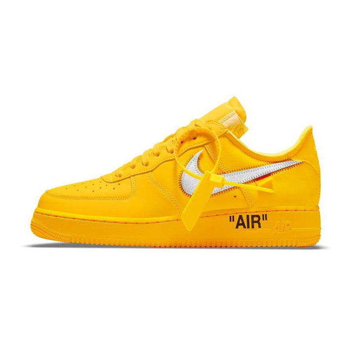 Nike Air Force 1 Low Off-White ICA University Gold Available at Pick your kiicks.