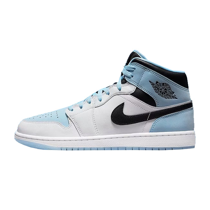 Air Jordan 1 Mid Ice Blue Black Available at Pick your kiicks.