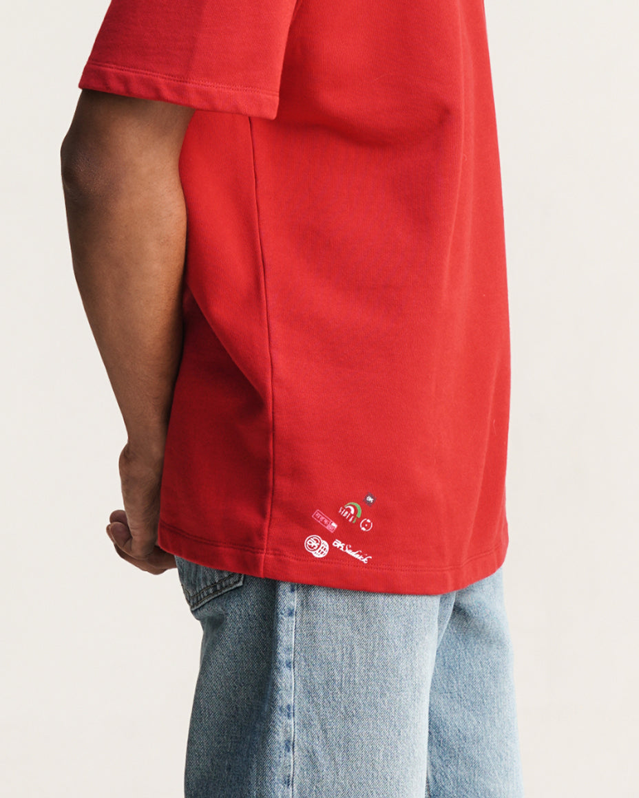 Stamped - Red graphic t-shirt