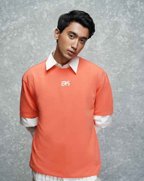 Coral - Coral graphic t-shirt