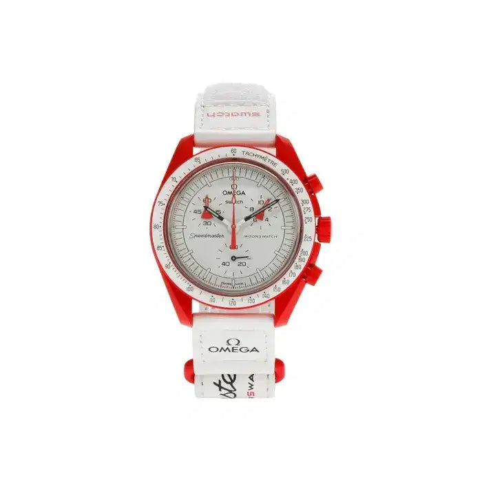 Swatch x Omega Bioceramic Moonswatch Mission to Mars