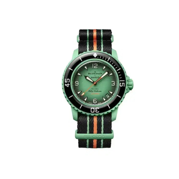 Swatch x Blancpain Bioceramic Scuba Fifty Fathoms Indian Ocean