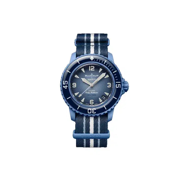 Swatch x Blancpain Bioceramic Scuba Fifty Fathoms Atlantic Ocean