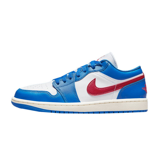 Jordan 1 Low Sport Blue Gym Red