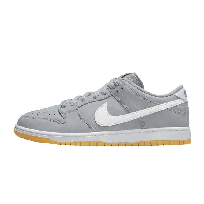 Nike SB Dunk Low Pro ISO Orange Label Wolf Grey Gum Available at Pick your kiicks.