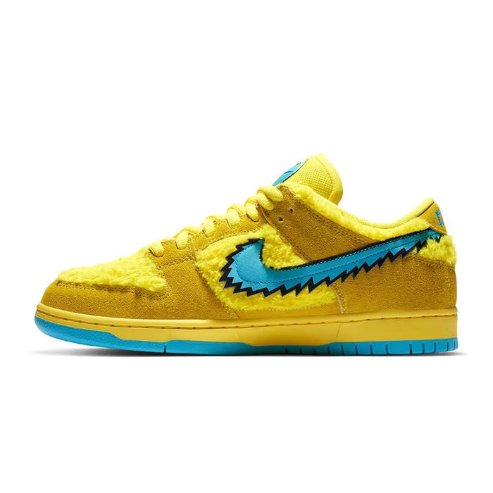 Nike SB Dunk Low Grateful Dead Bears Opti Yellow Available at Pick your kiicks.