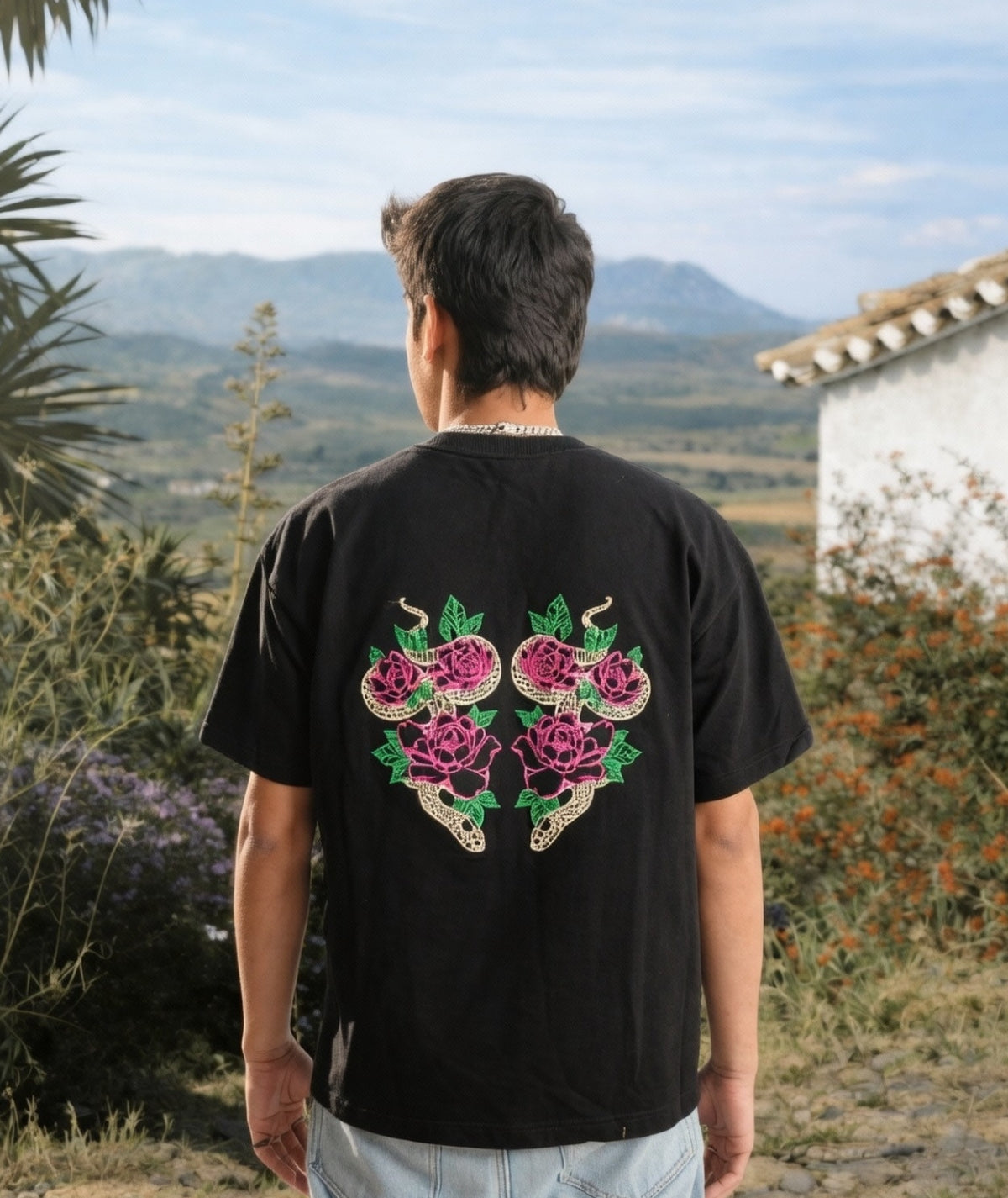 Year of the Snake – Embroidered Oversized T-Shirt