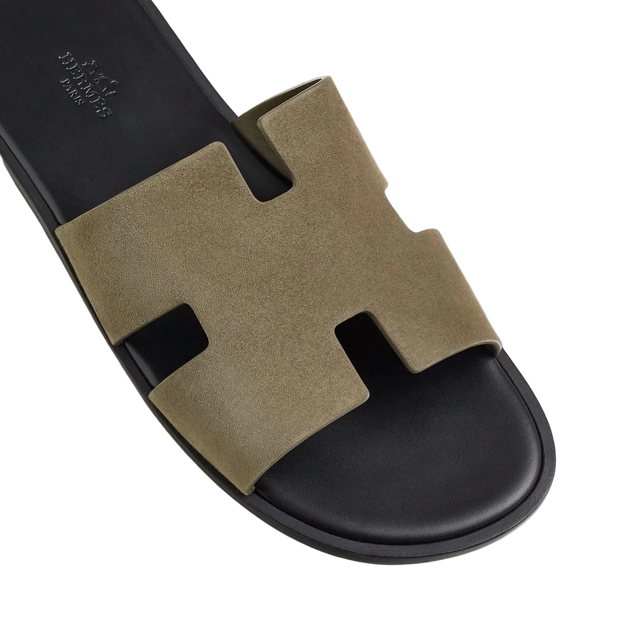 Hermes Paris Izmir Vert toundra Sandal