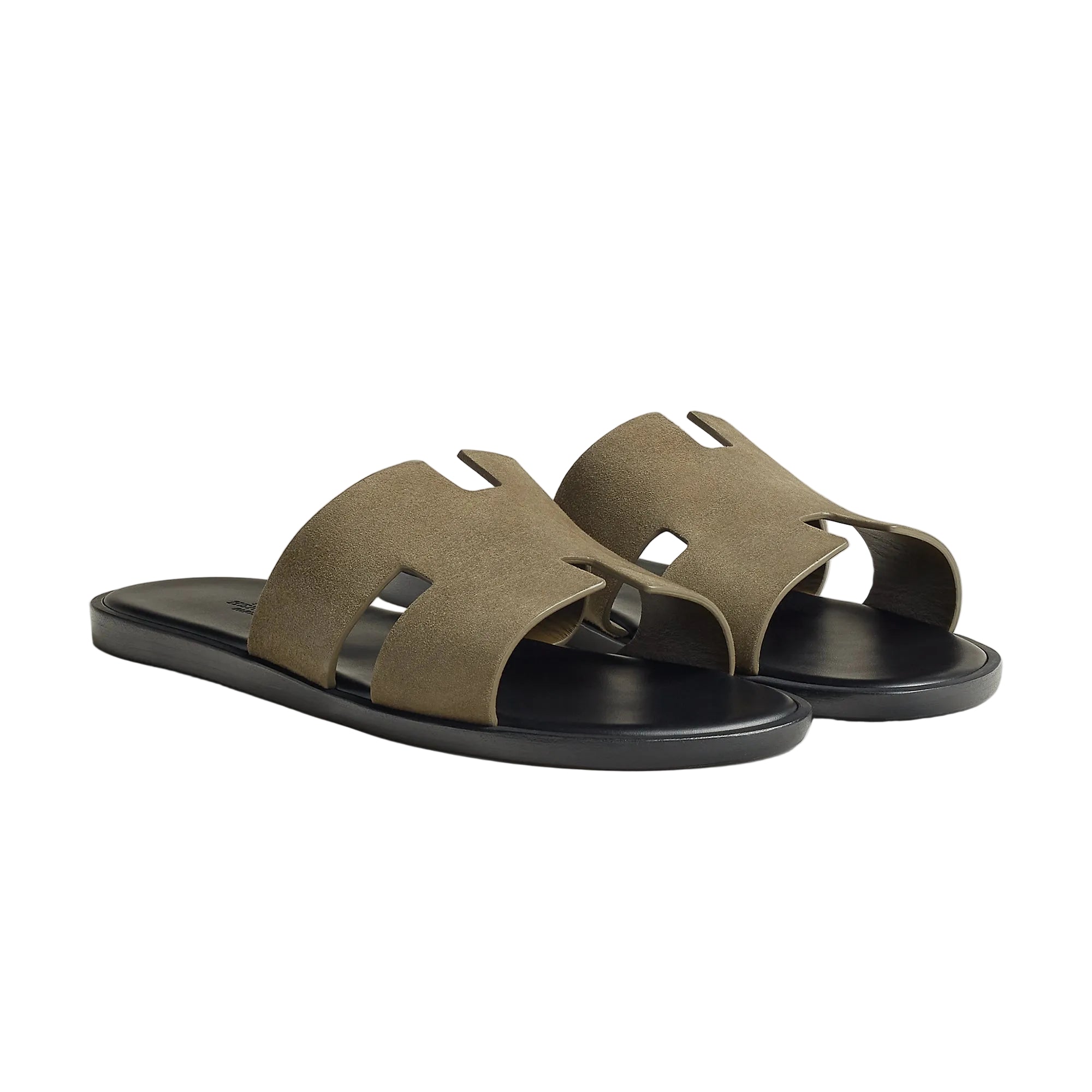 Hermes Paris Izmir Vert toundra Sandal