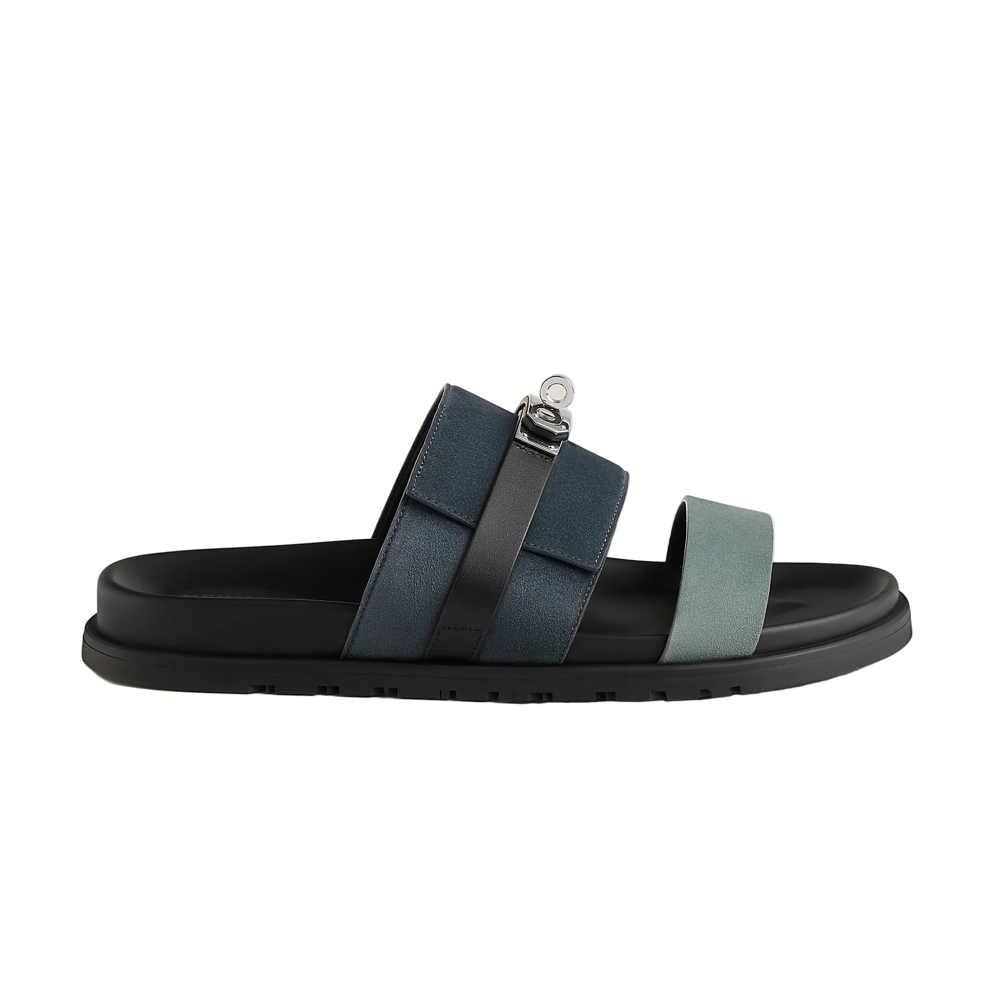 Hermes Jackson sandal multicolore bleu tonnerre