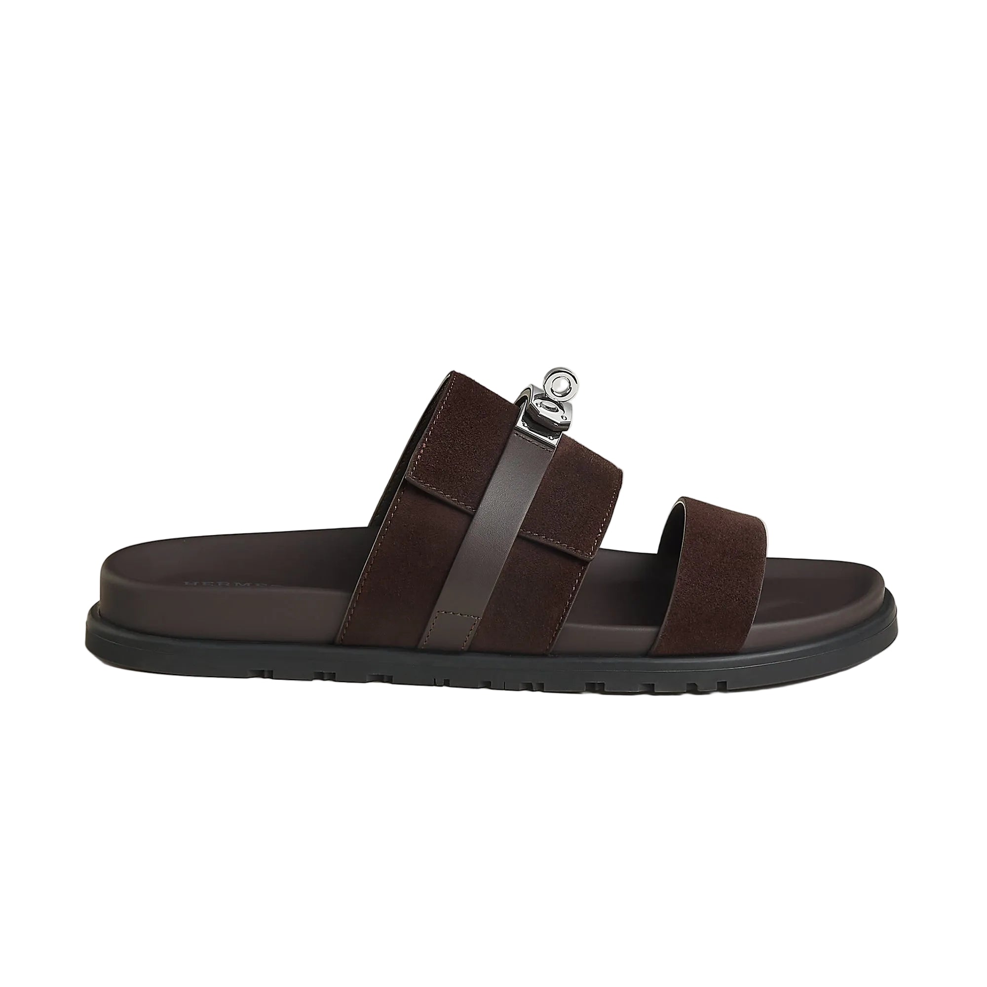 Hermes Jackson sandal marron ébène