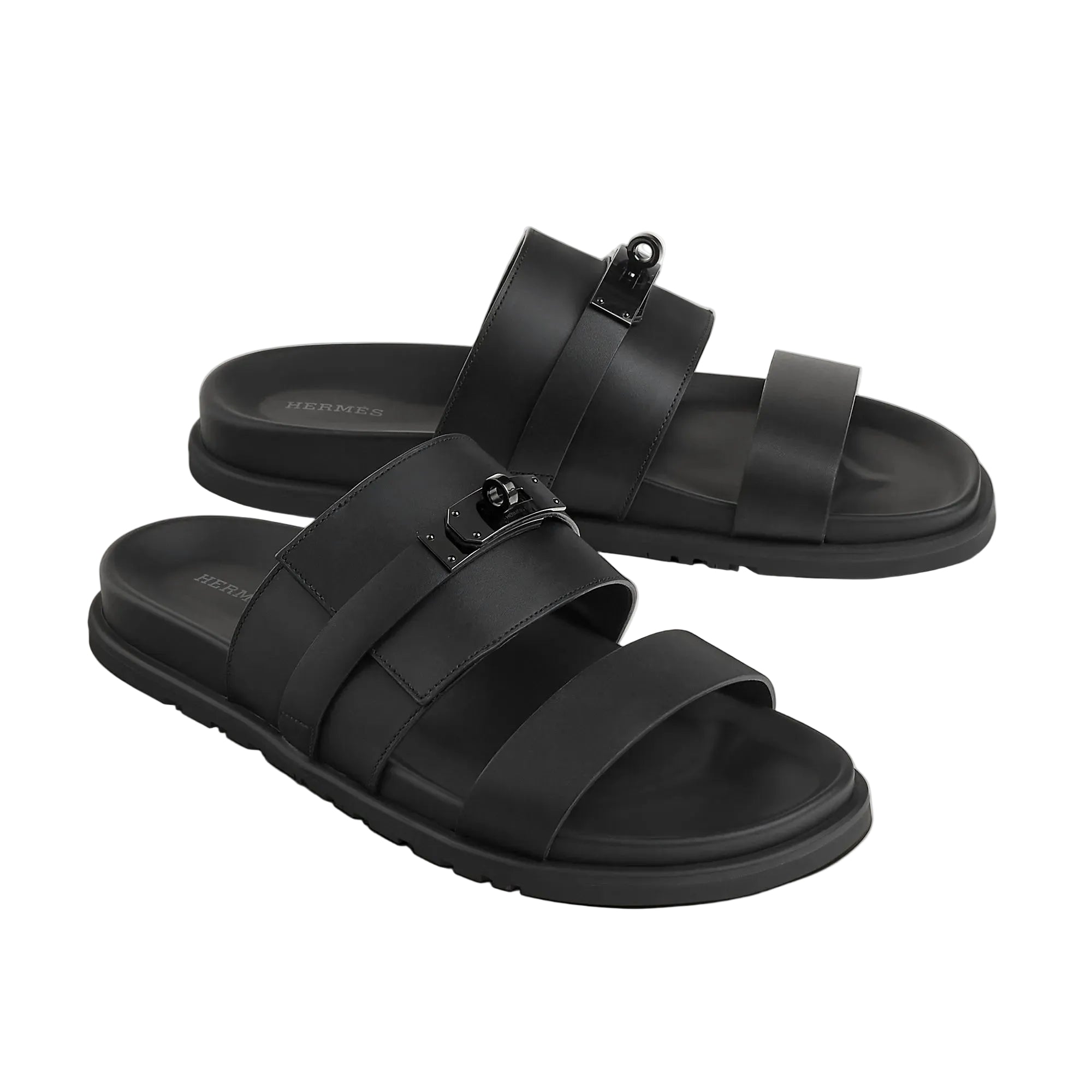 Hermes Jackson sandal Noir