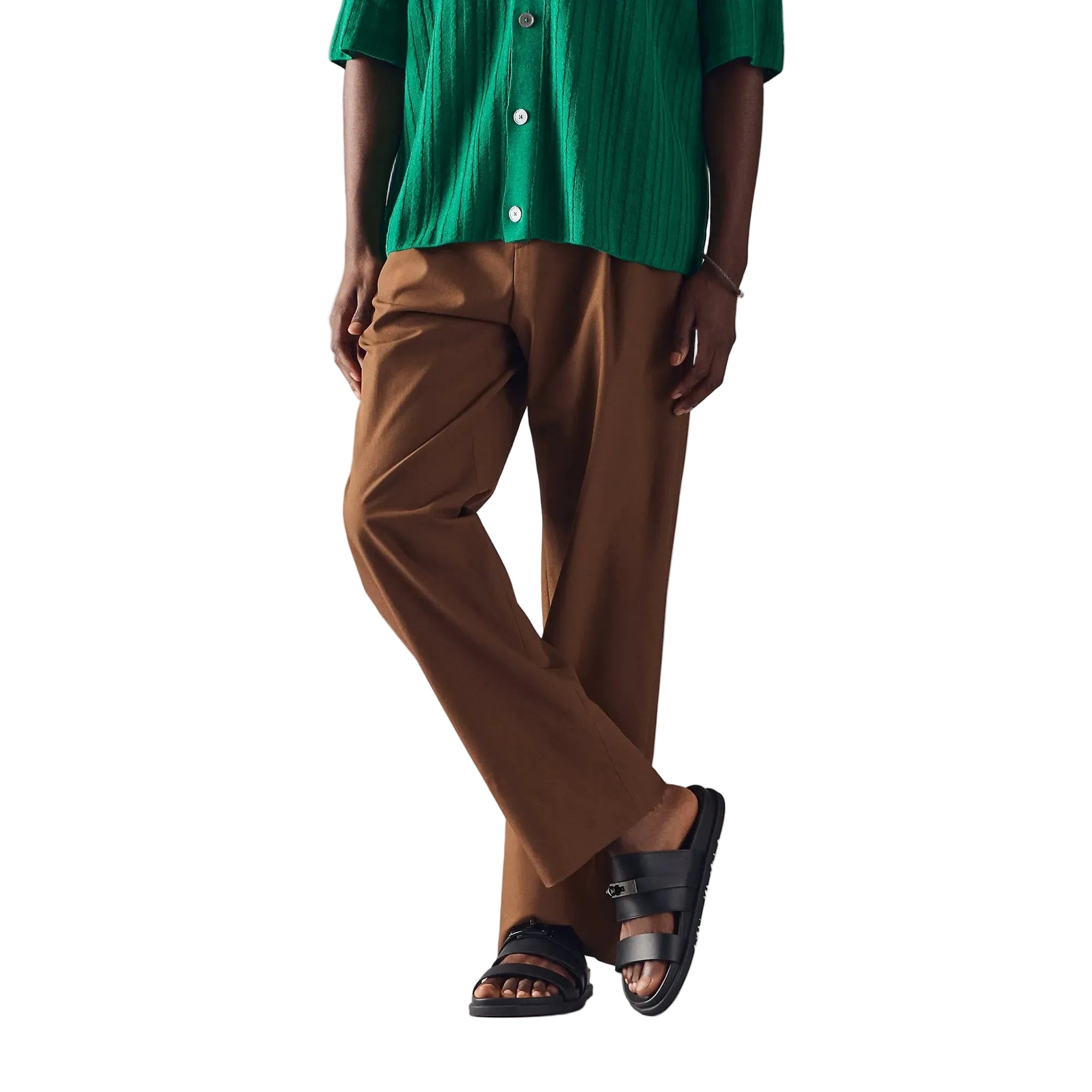 Hermes Jackson sandal Noir