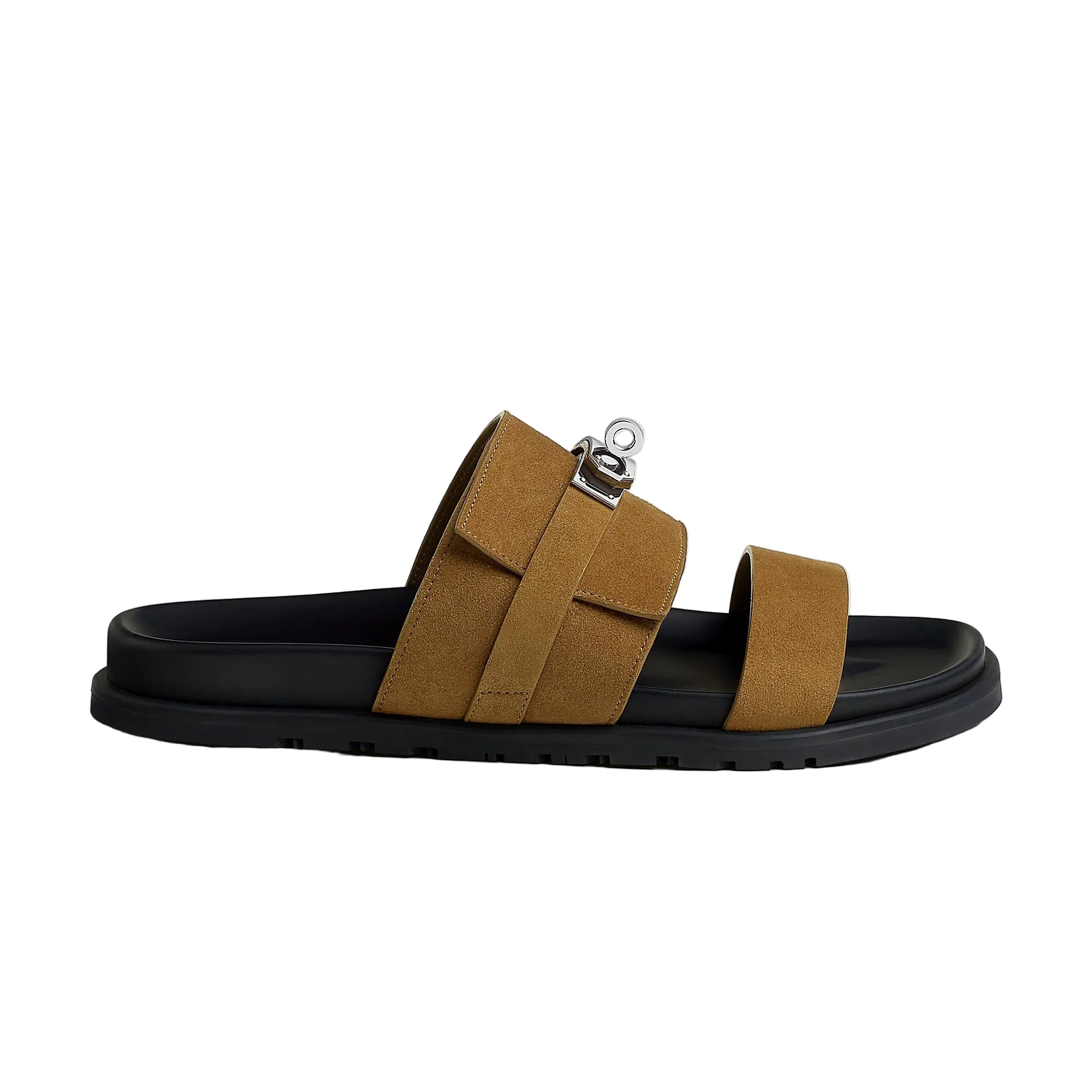Hermes Jackson sandal brun fumé