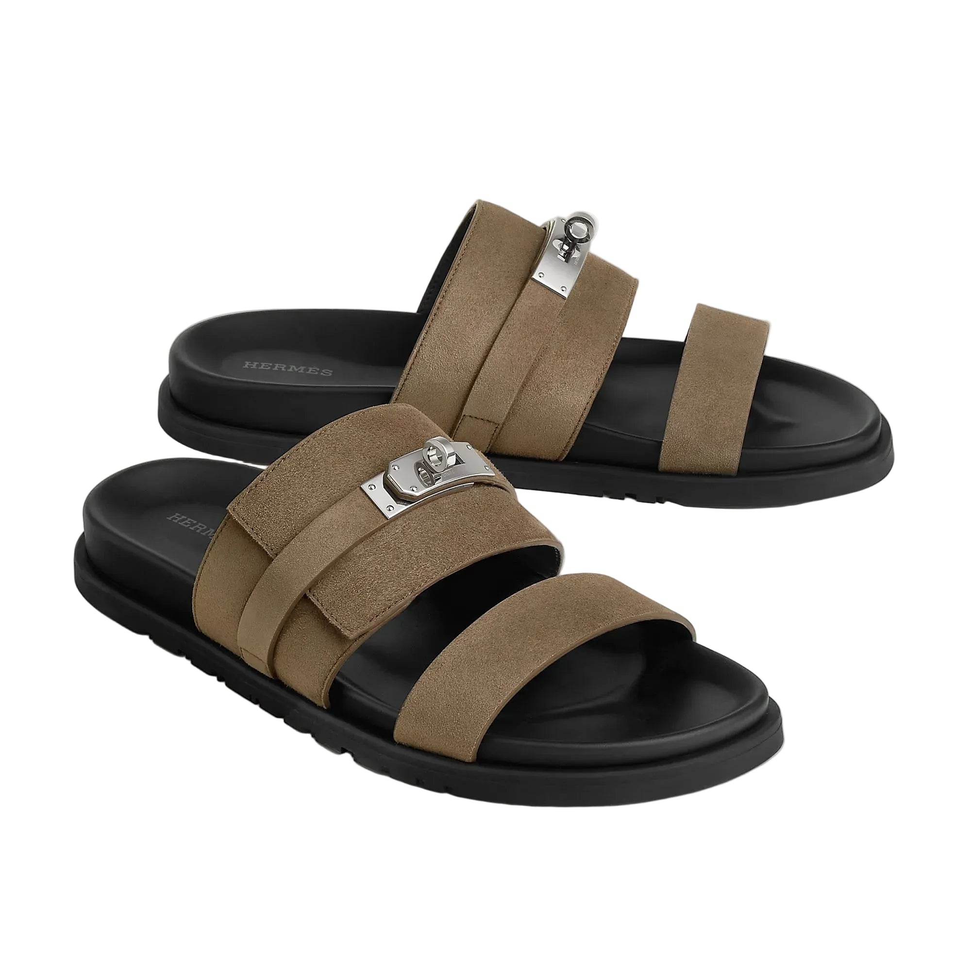 Hermes Jackson Sandal étoupe Light Brown