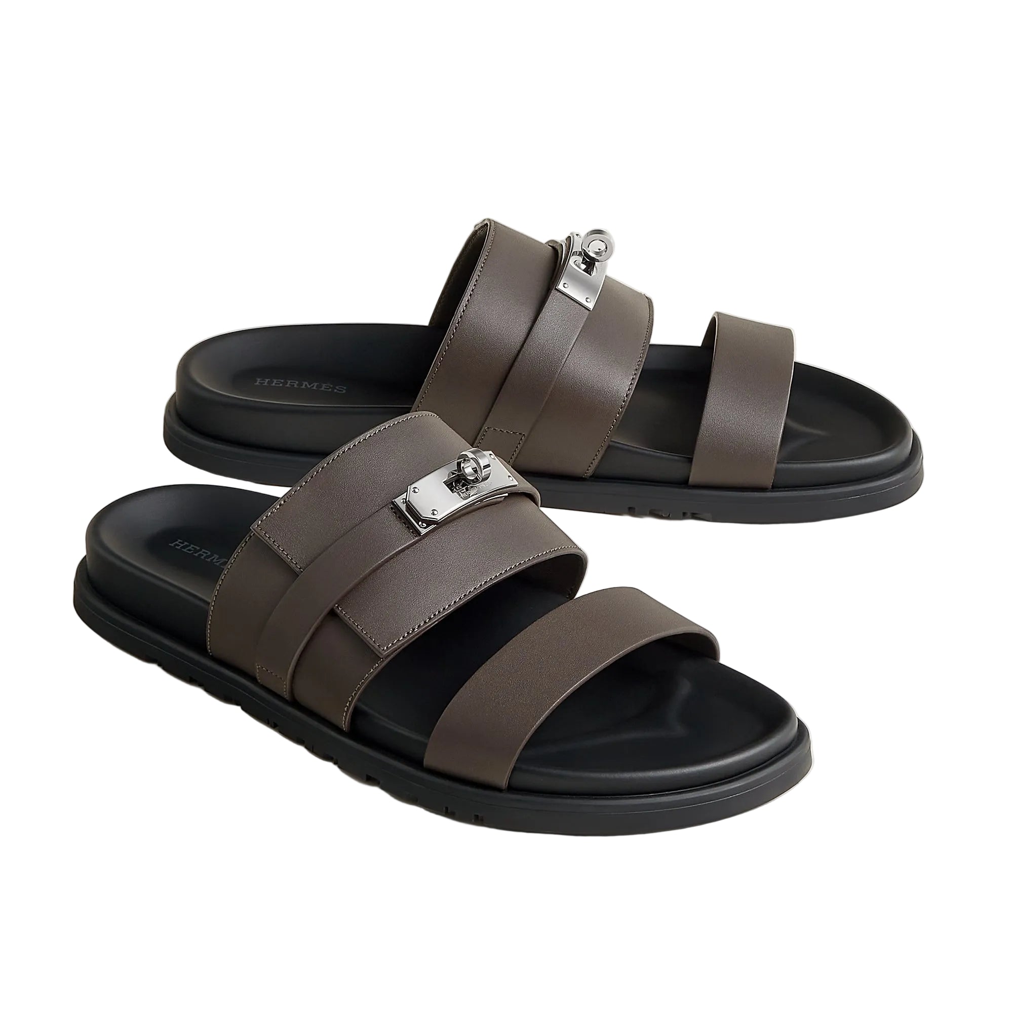 Hermes Jackson sandal écorce