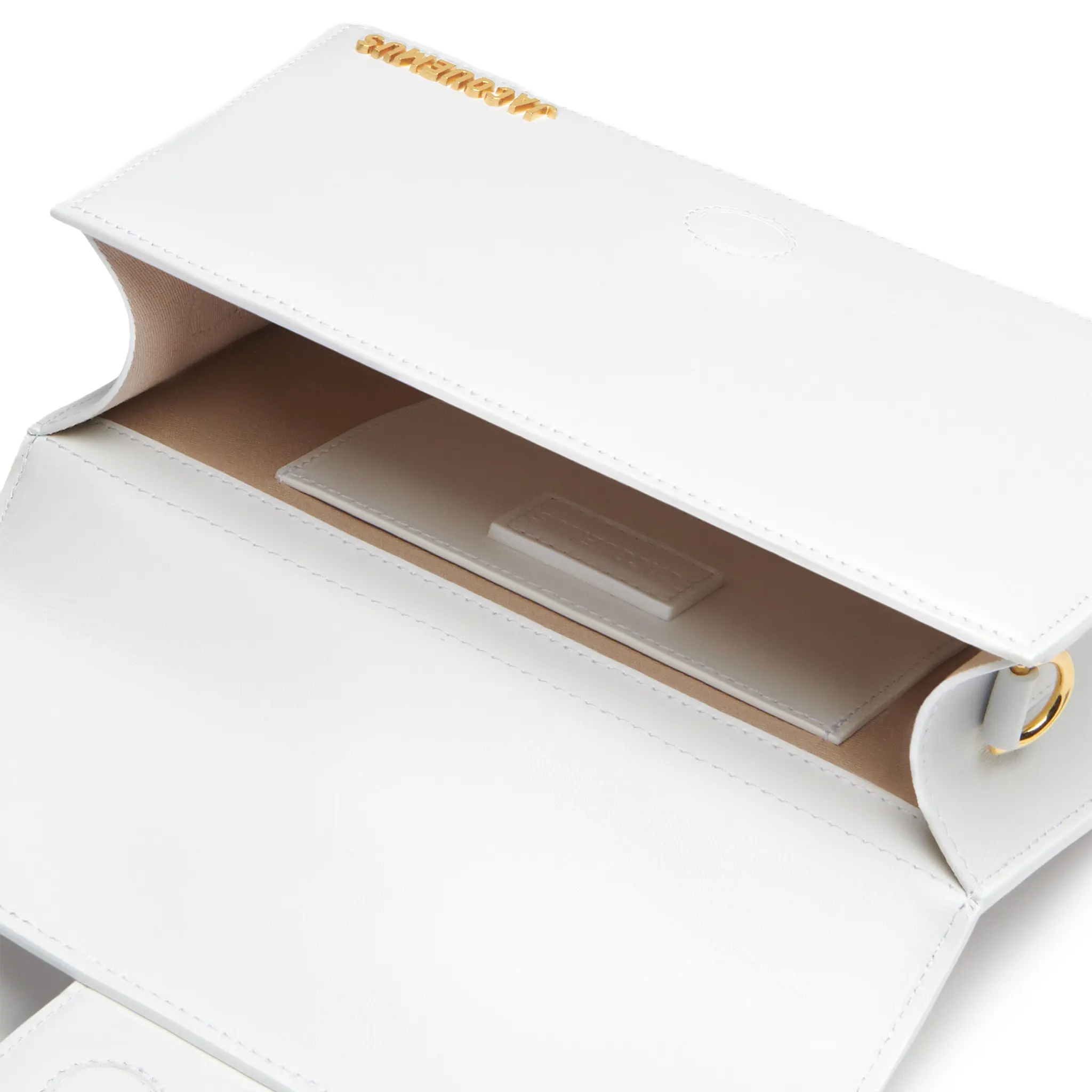 Jacquemus Large Bambino White Crossbody Bag
