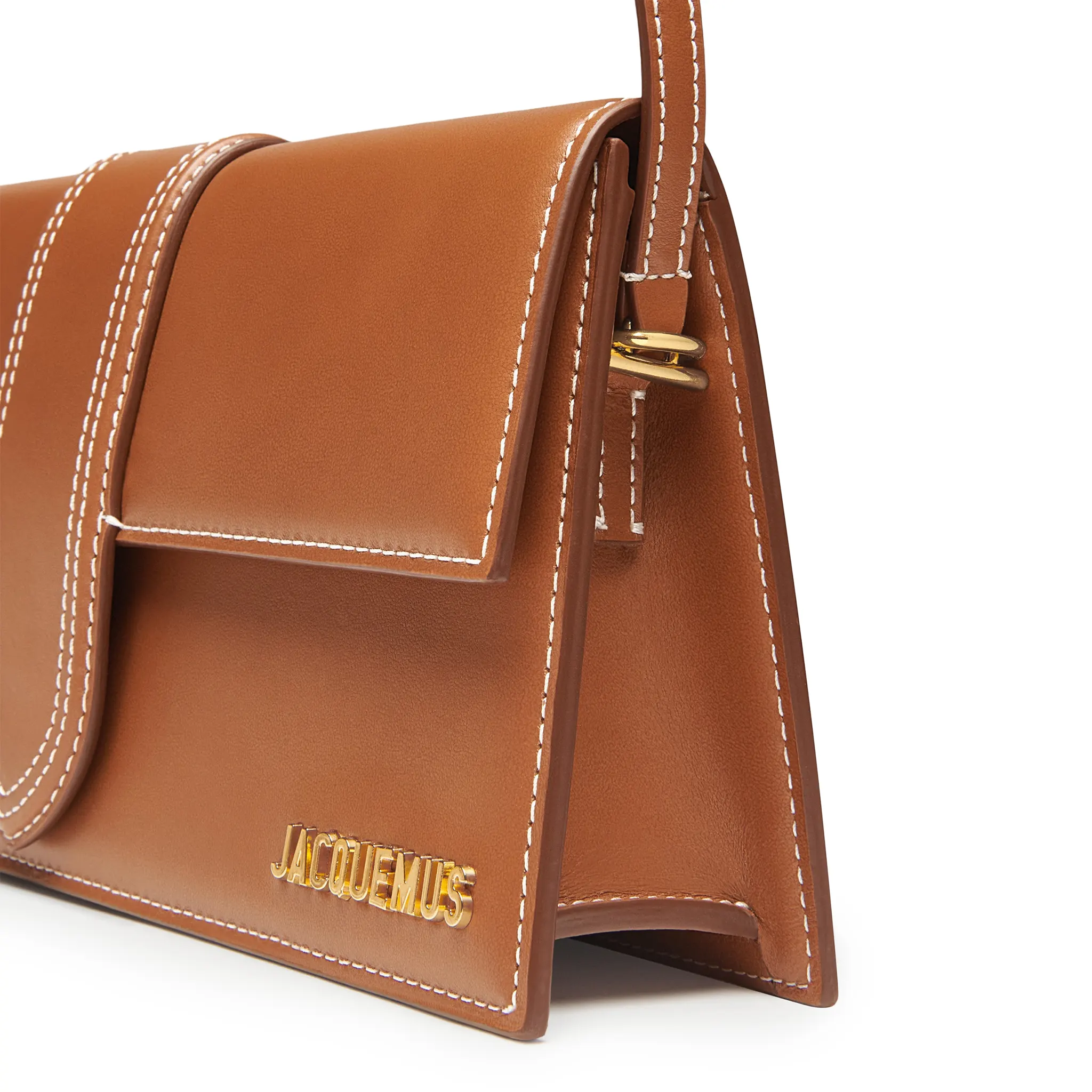 Jacquemus Le Bambino Long Flap Light Brown Shoulder Bag