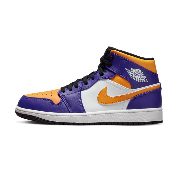 Air Jordan 1 Mid Laker Available at Pick your kiicks.