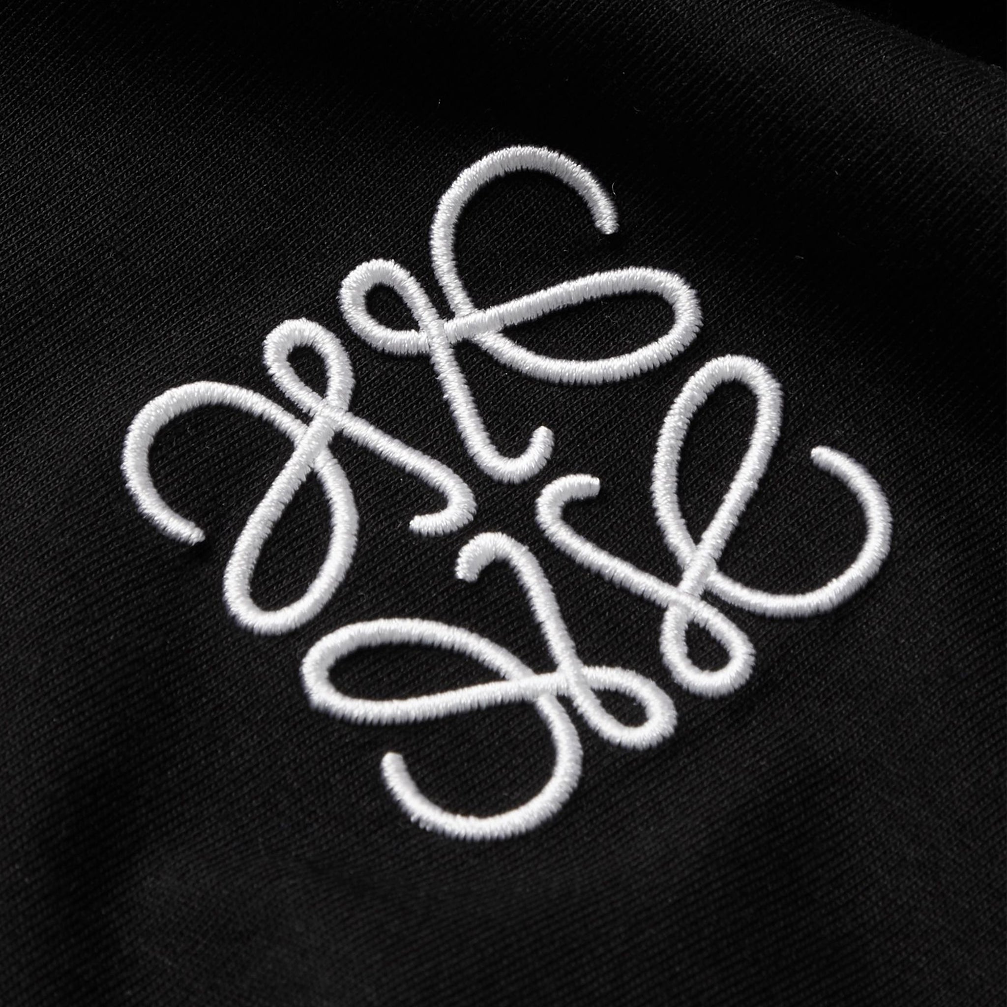 Loewe Anagram Chest Logo Black T Shirt