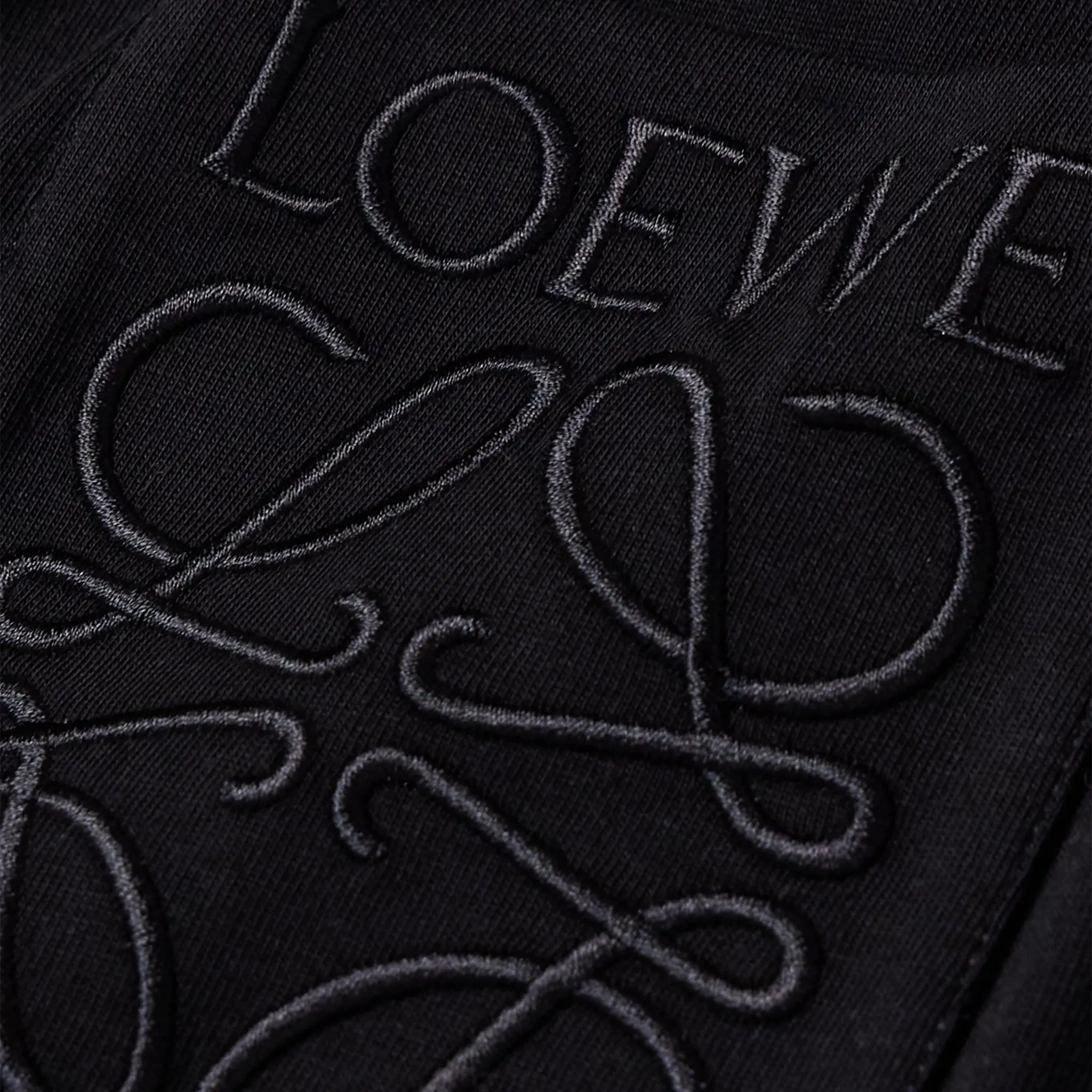 Loewe Relaxed Fit Black T Shirt