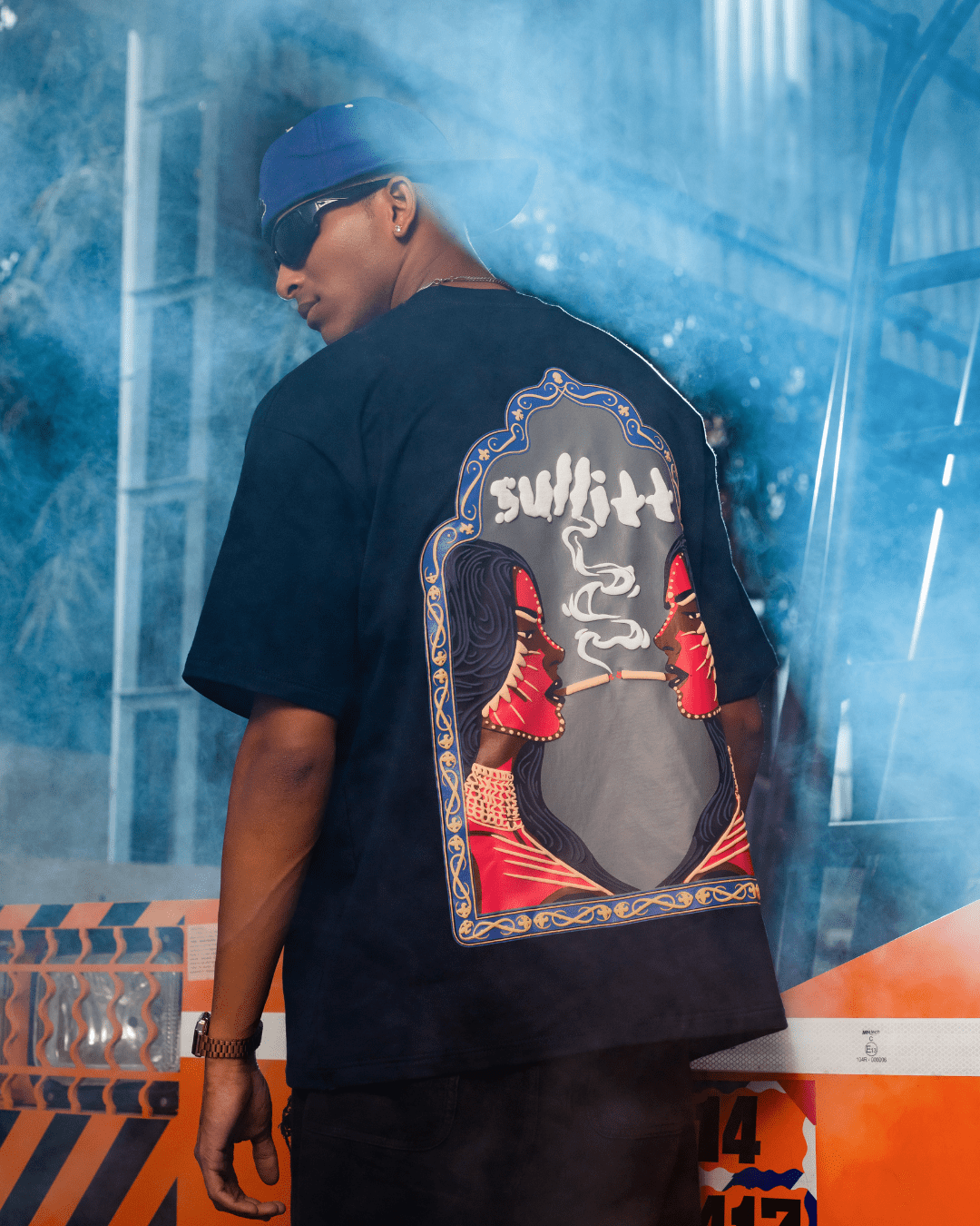 Sullitt MIDNIGHT LADY SMOKE TEE