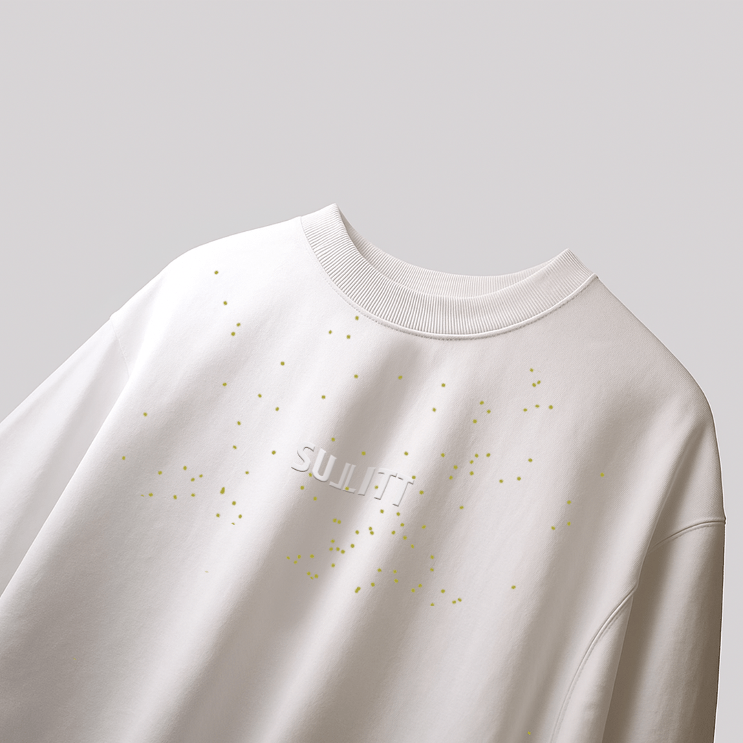 MOON WALKER WHITE OVERSIZED T - SHIRT - SULLITT