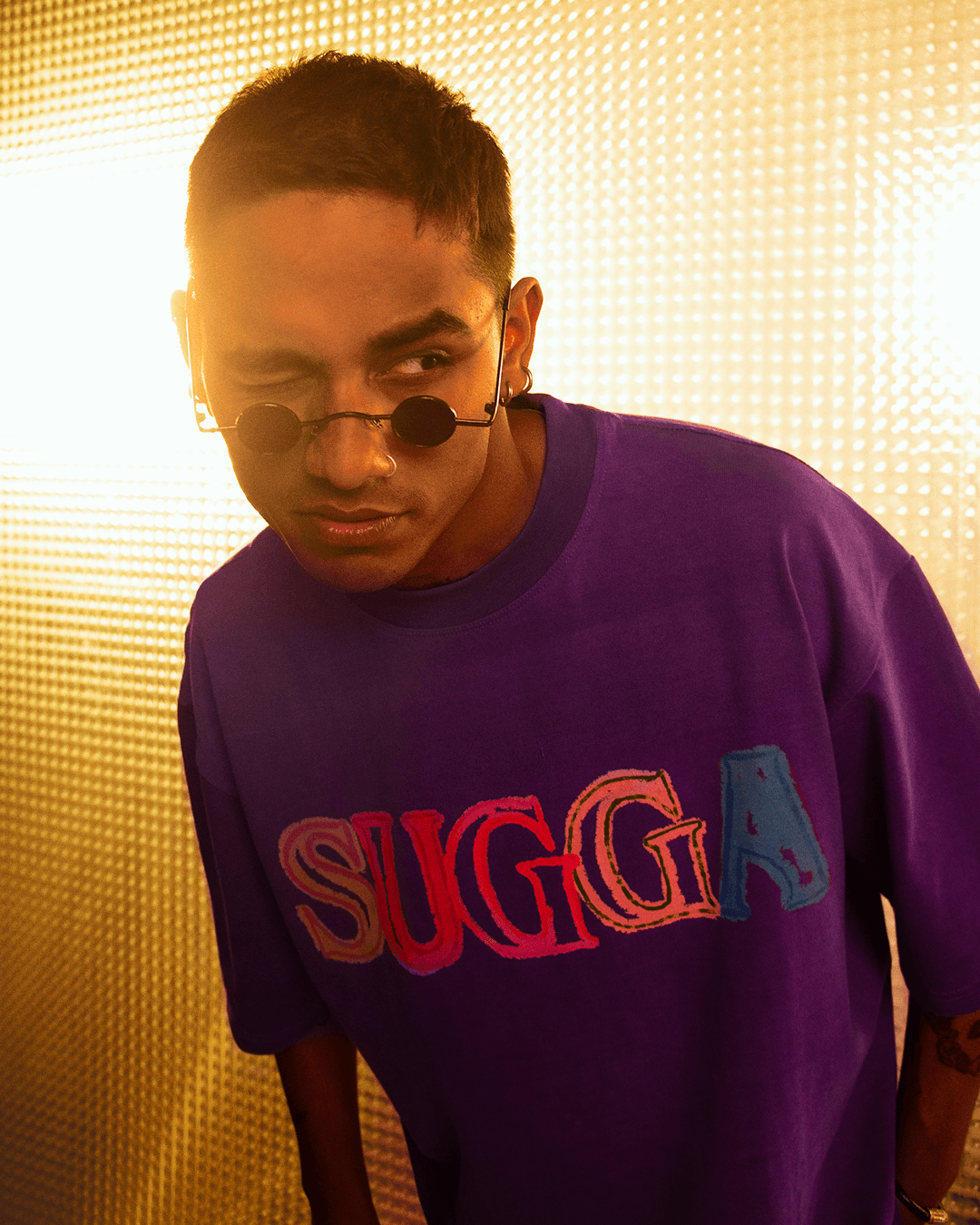 No Added Sugga - Purple Regular Fit
