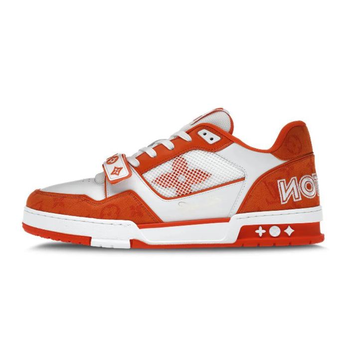 Louis Vuitton Trainer Monogram Denim Orange