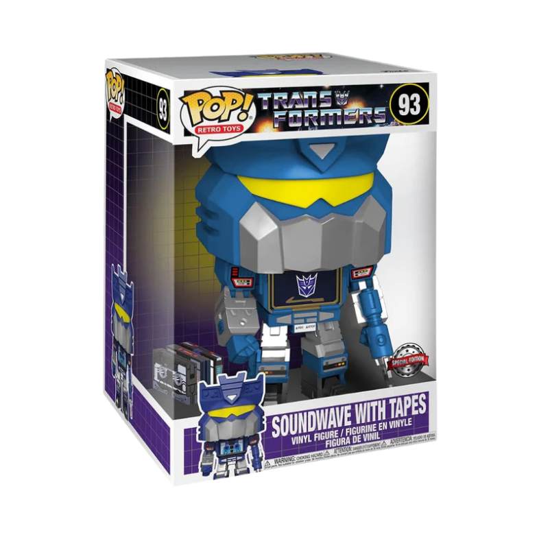 Funko Pop! Retro Toys: Transformers Soundwave with Tapes #93
